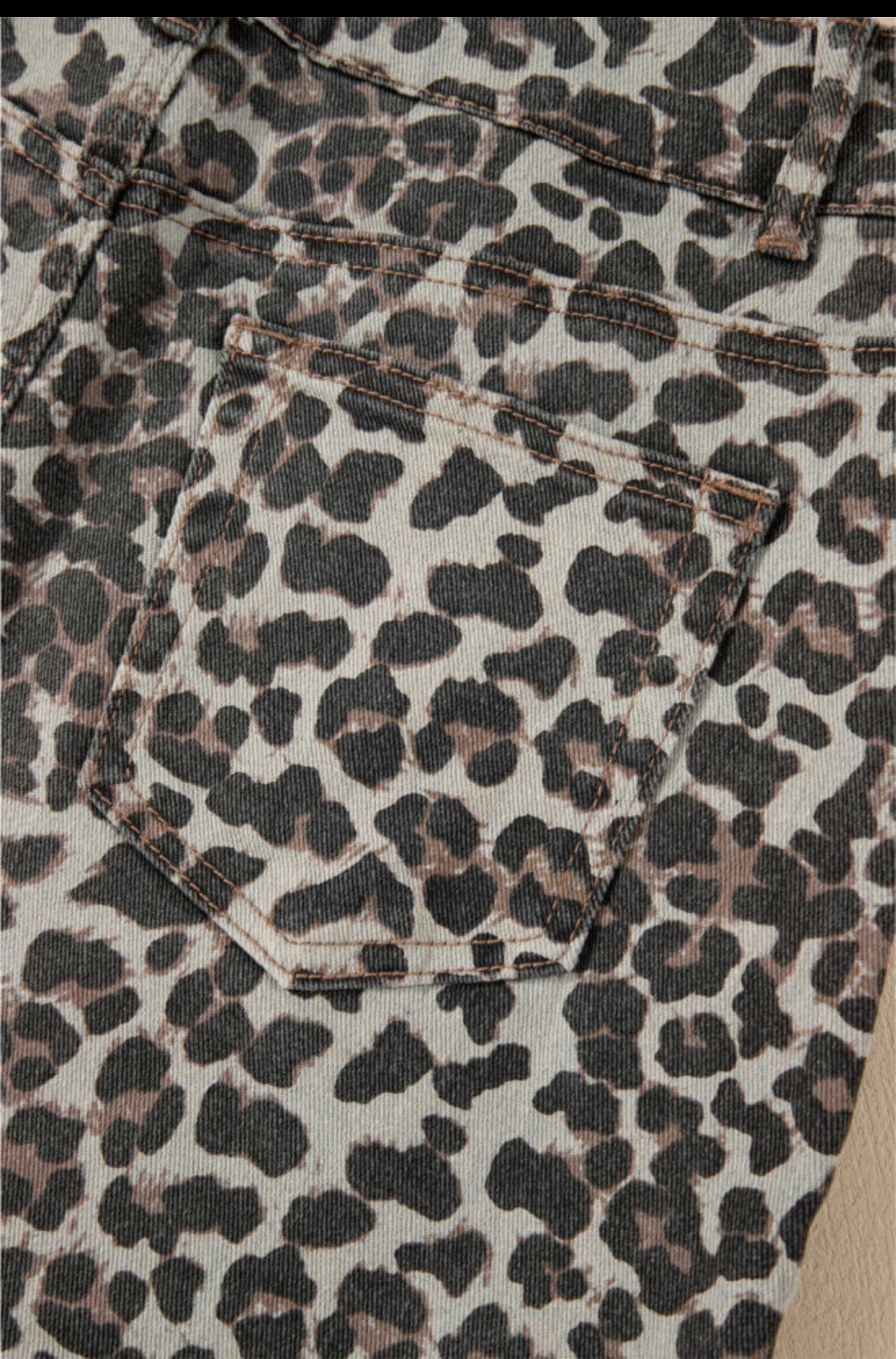 Animal Print Mini Skirt