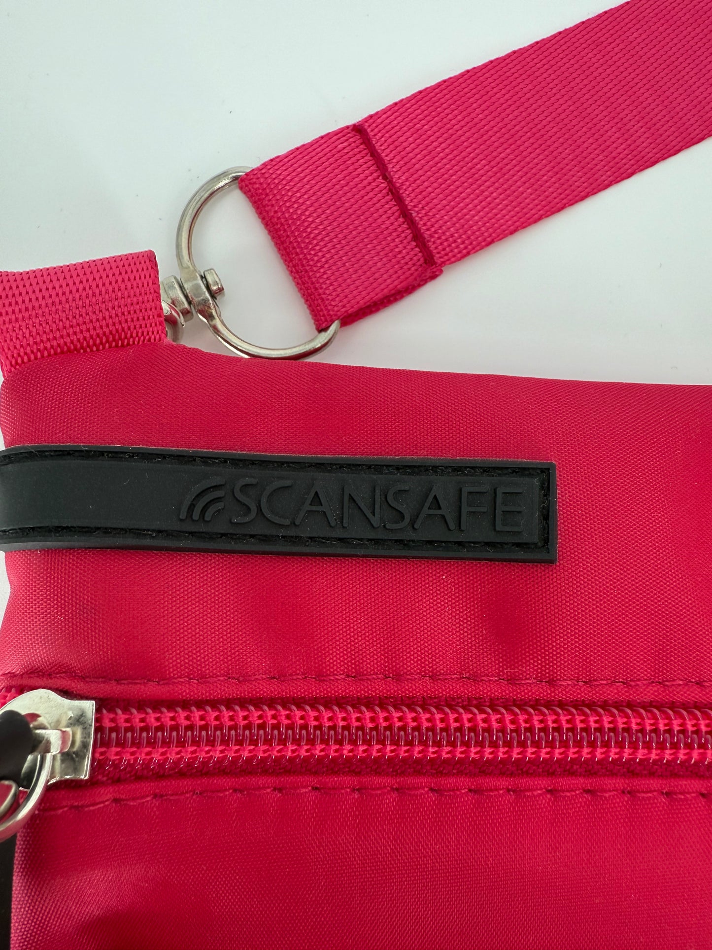 Hot Pink Scansafe Travel Crossbody Purse