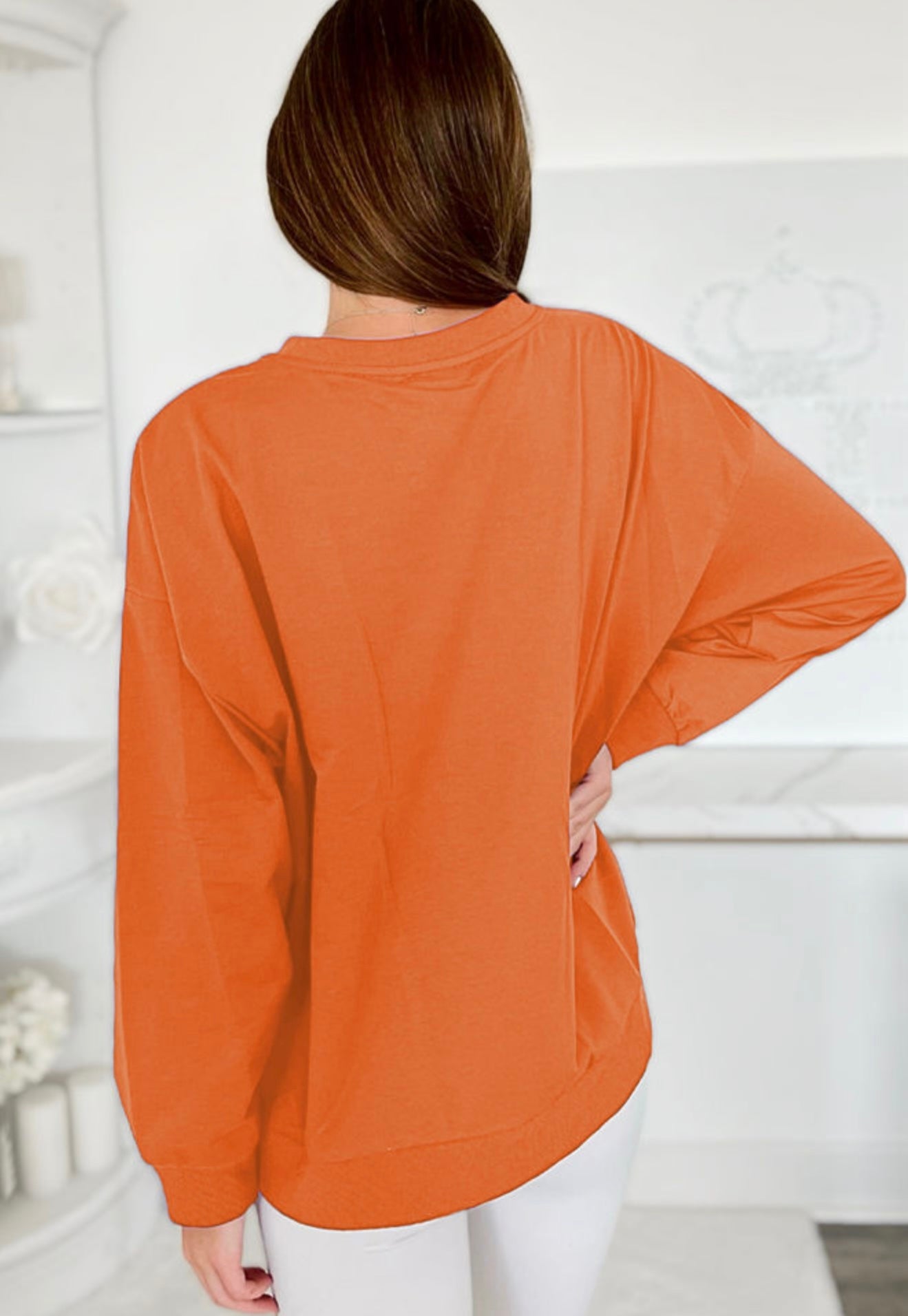 Game Day Sweatshirt in Orange