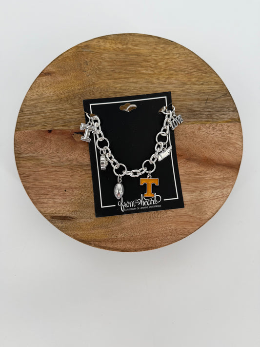 Power T charm bracelet | from the heart