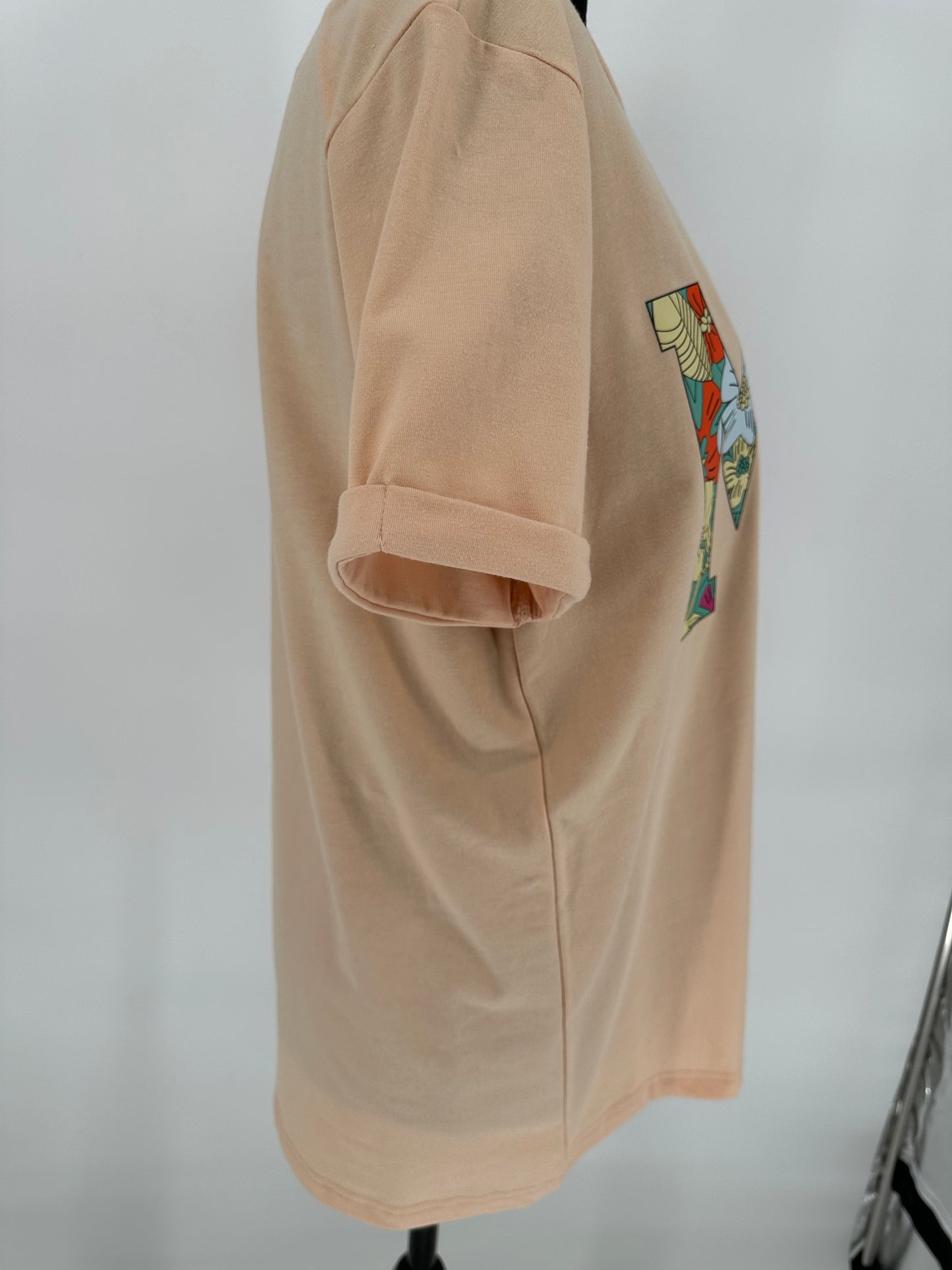 MOM T-Shirt with Cuffed Sleeves