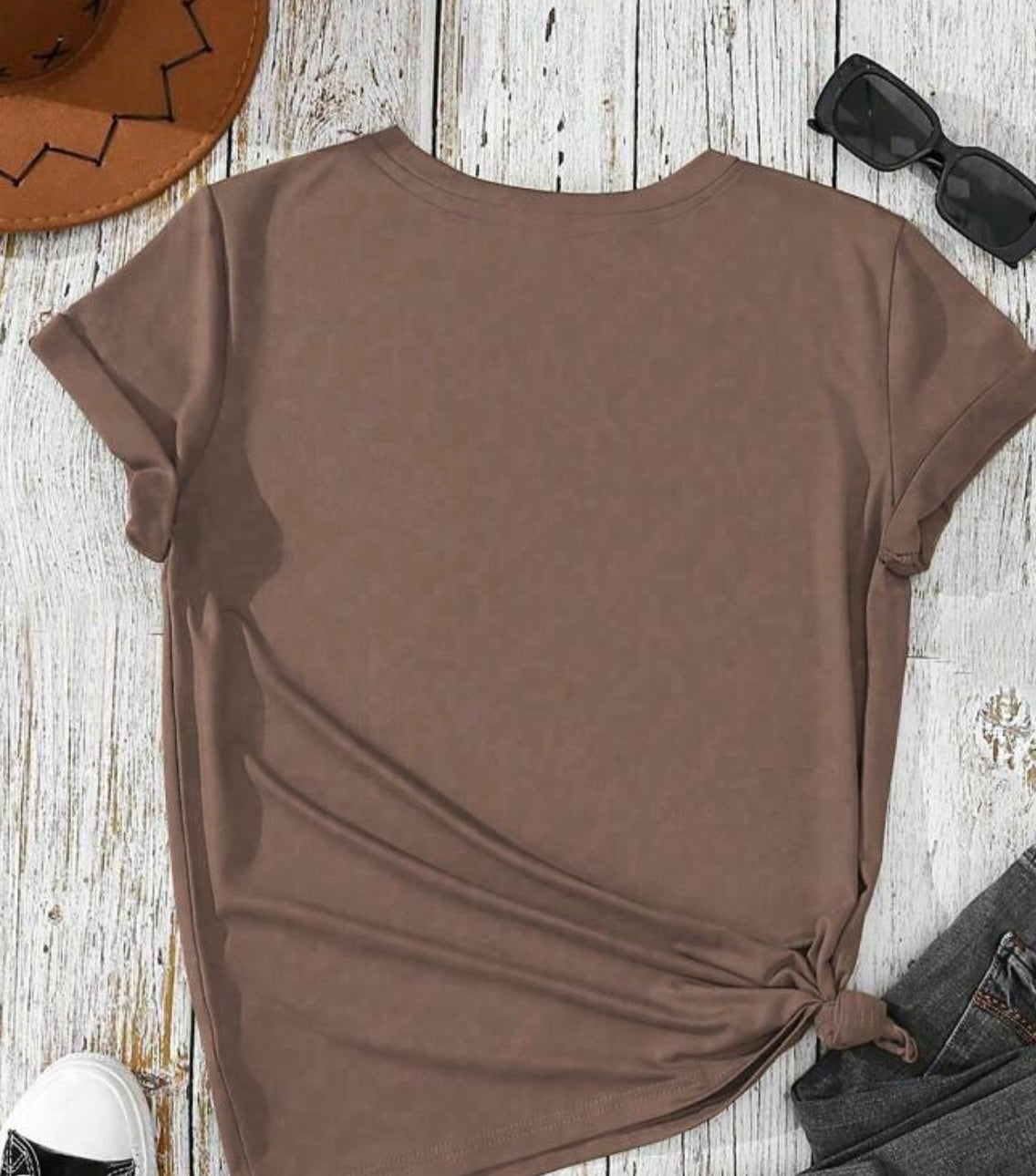 God Is Good Metallic Gold Embroidered T Shirt