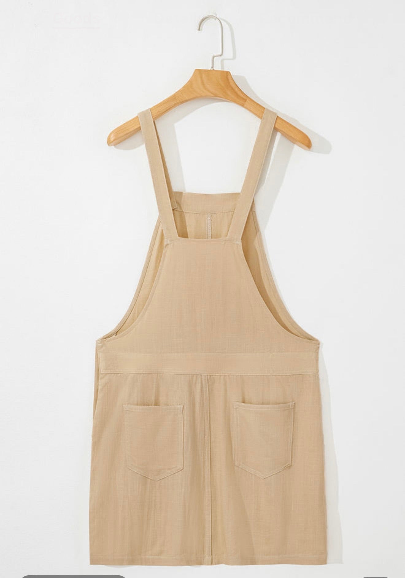 Beige Overall Style Jumper