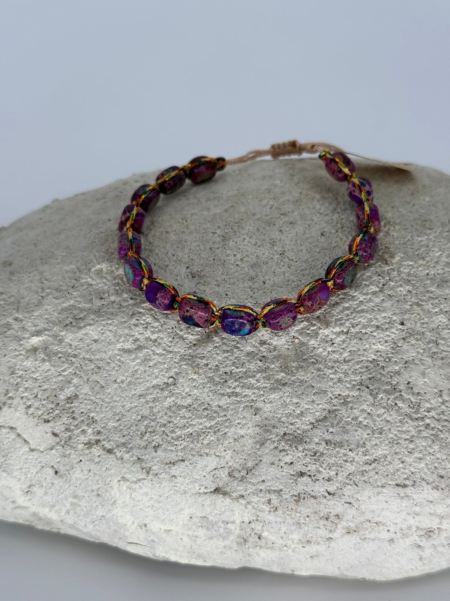 Natural Stone Adjustable Bracelet