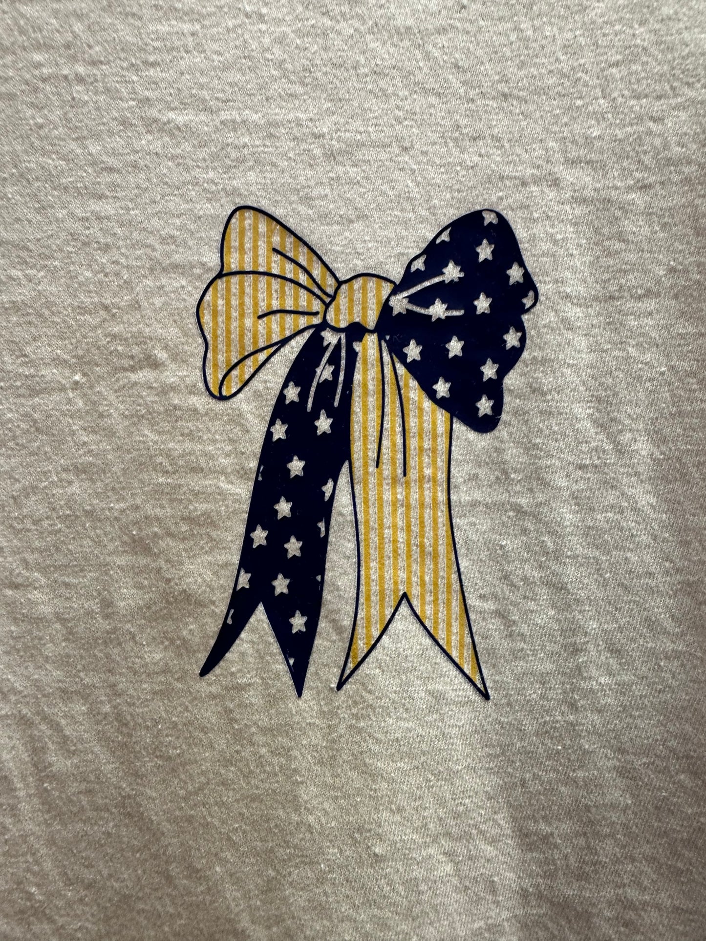 Seymour Eagles T Shirt with Bow Details Comfort Colors Brand