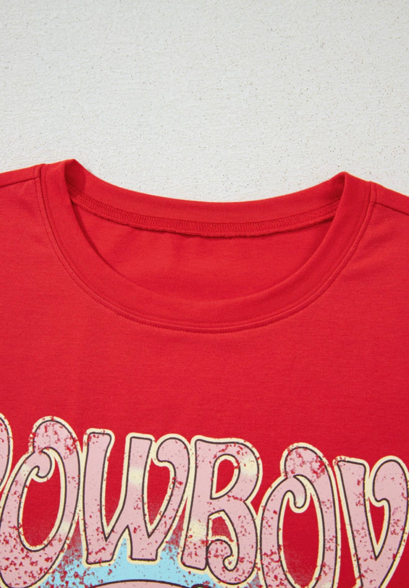 Red Cowboy T - Shirt