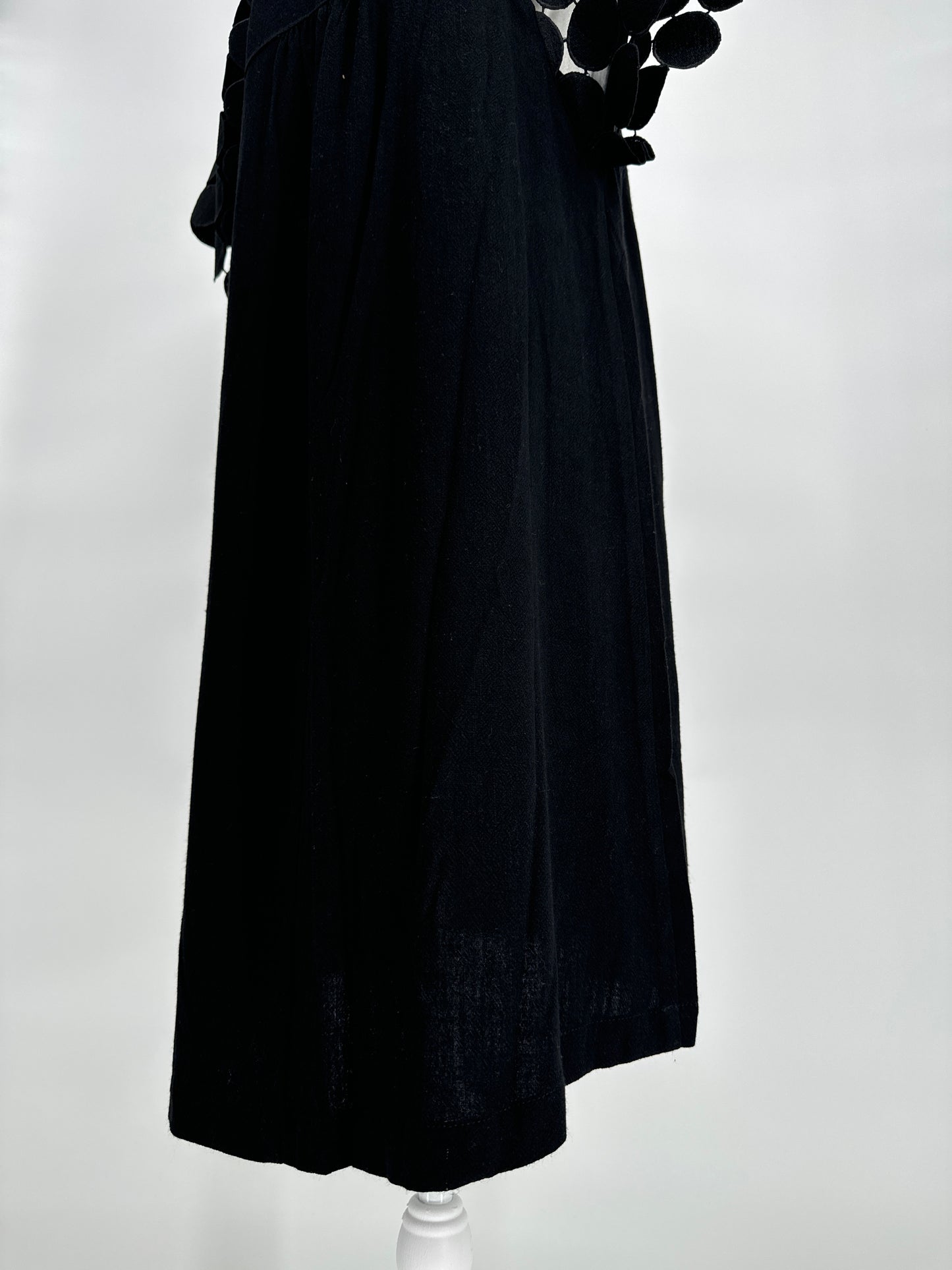 Umgee Black Dress with Accent Sleeves