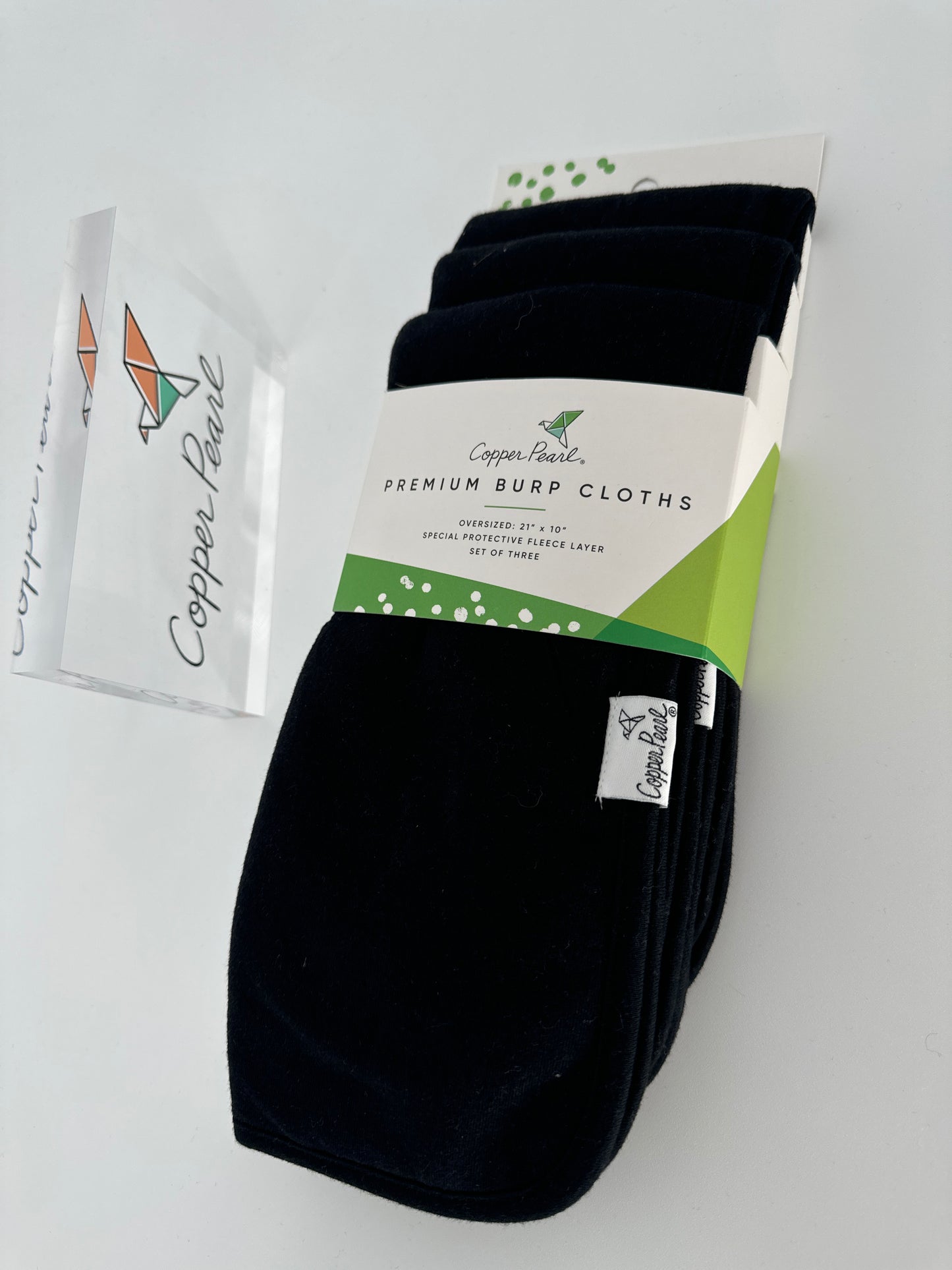 Premium Burp Cloths | Copper Pearl