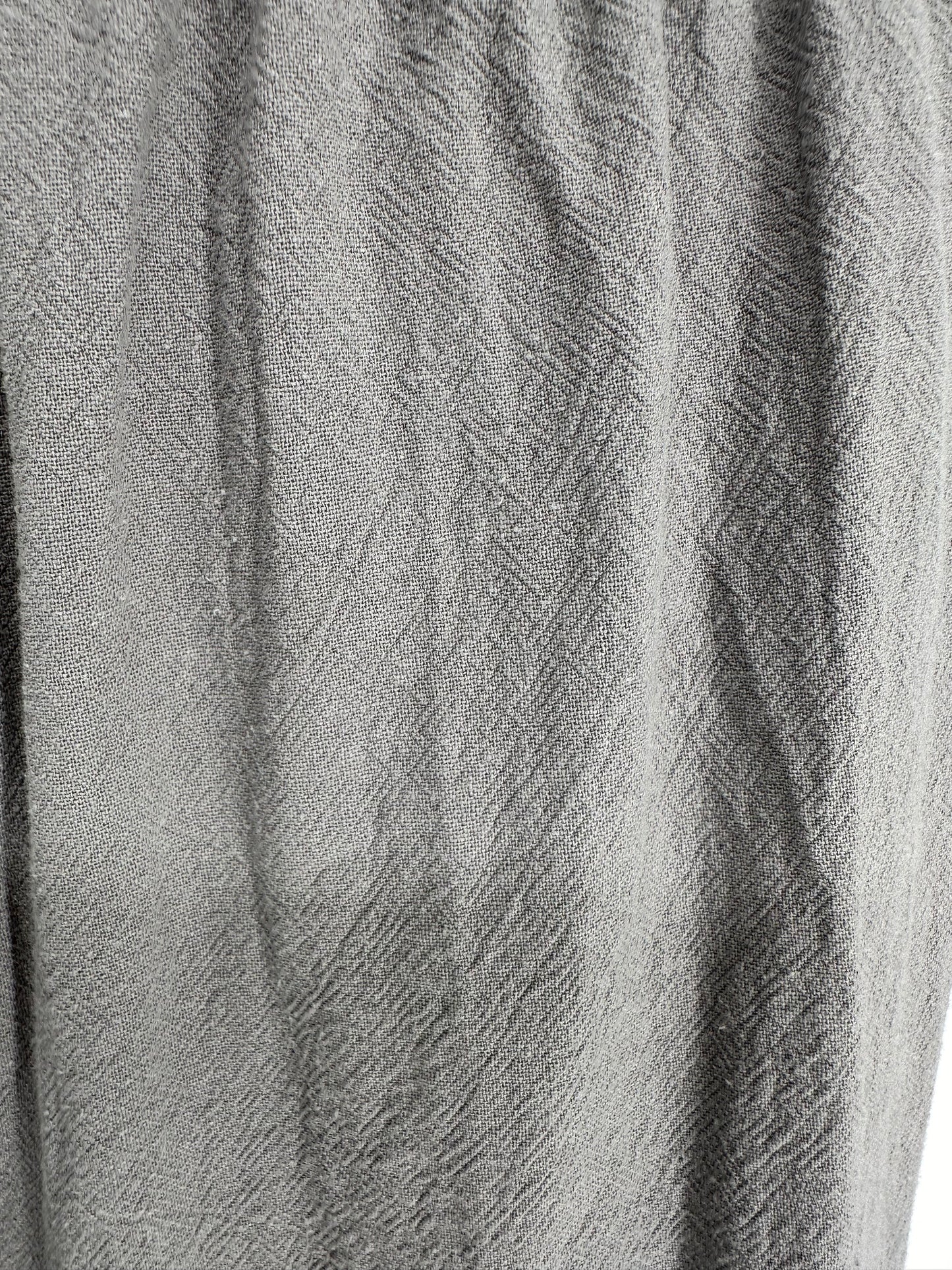 Gray Bell Bottom Tiered Pants