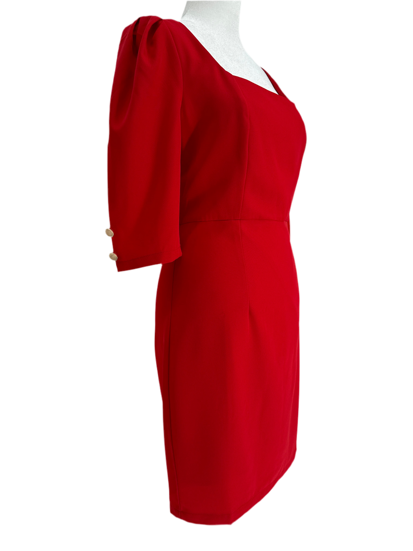 Stunning Open Back Red Dress