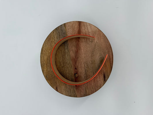 Simple Orange Headband with comfort fit