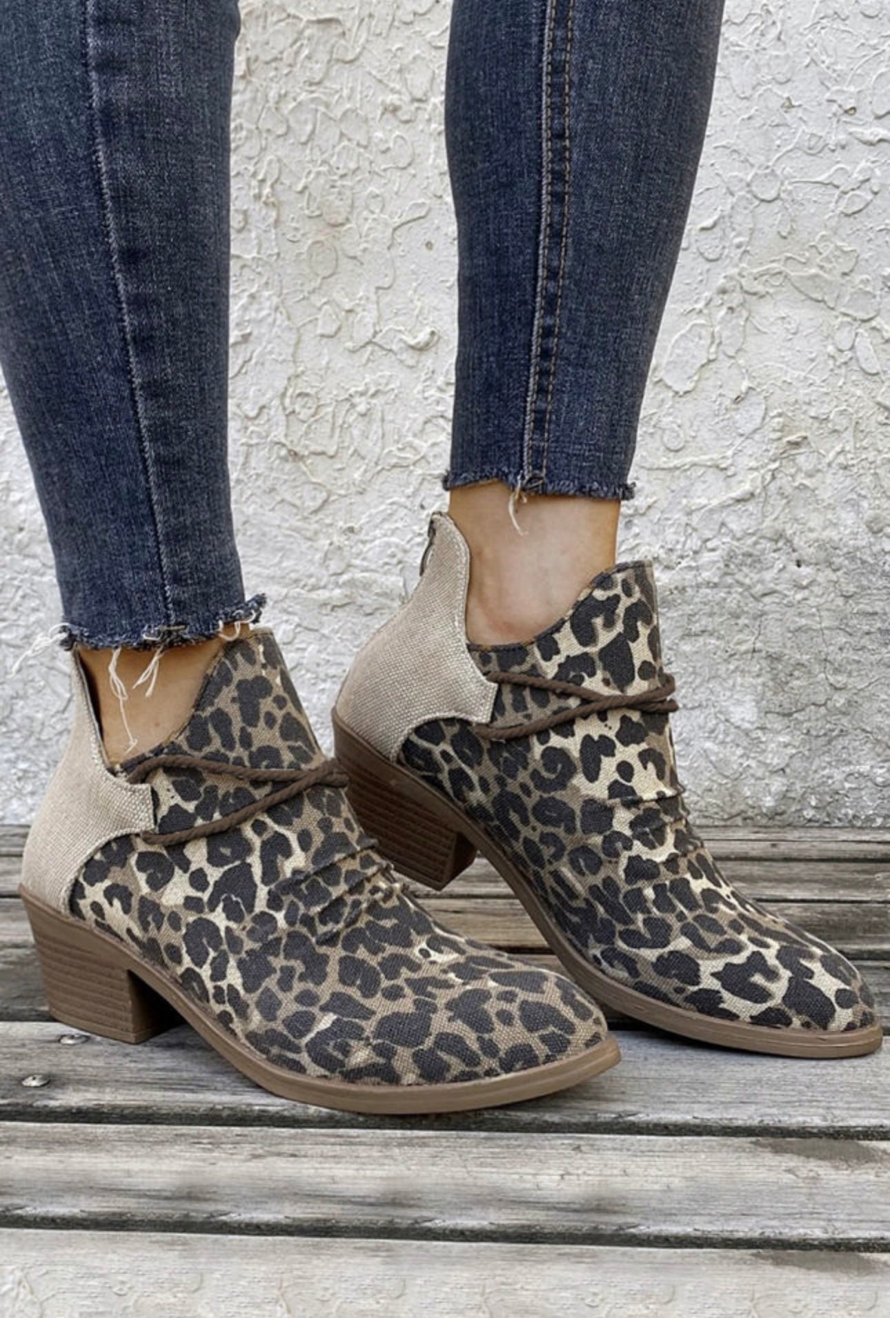 Animal Print Bootie