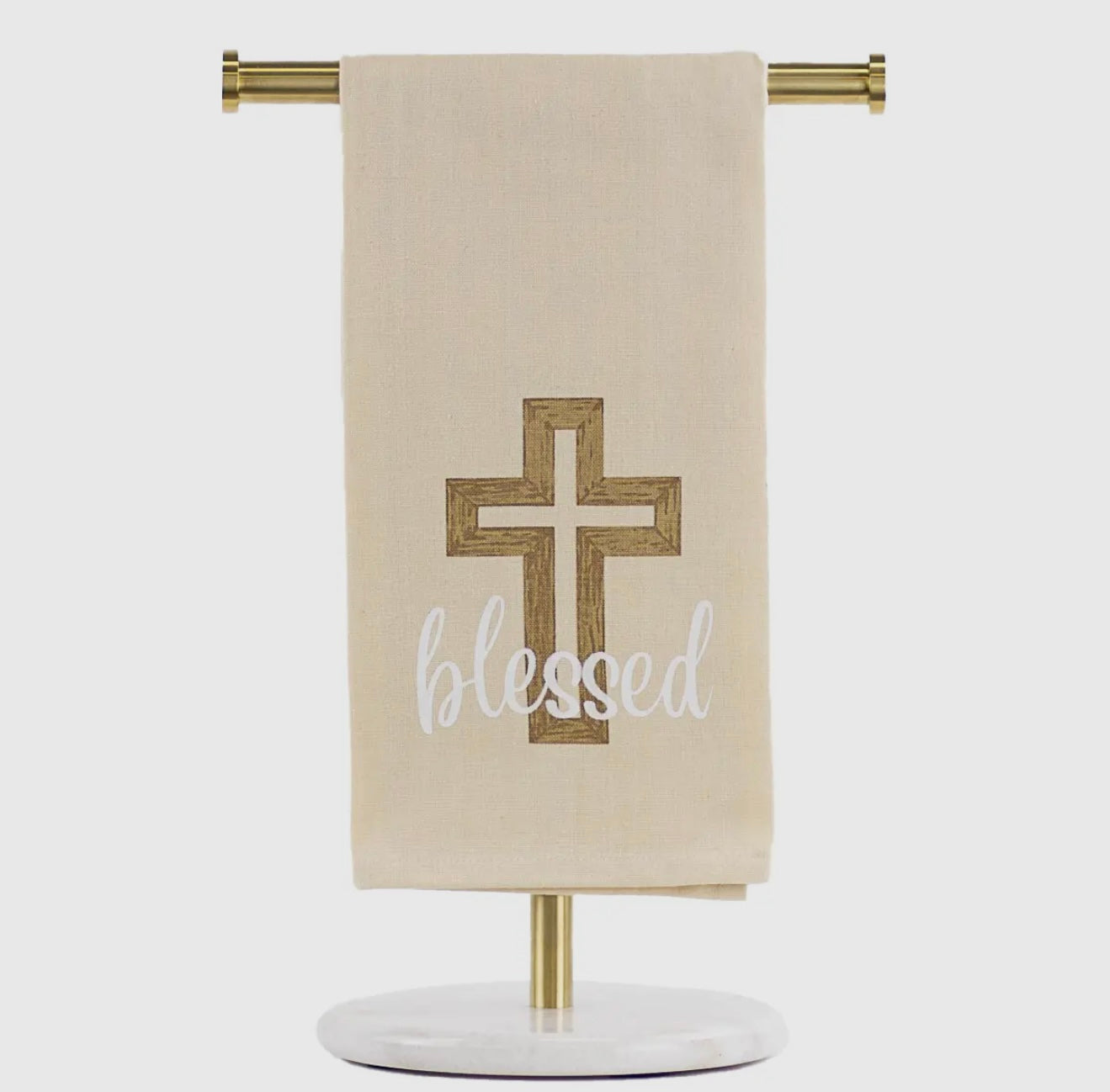 Blessed Rugged Cross Hand Towel
