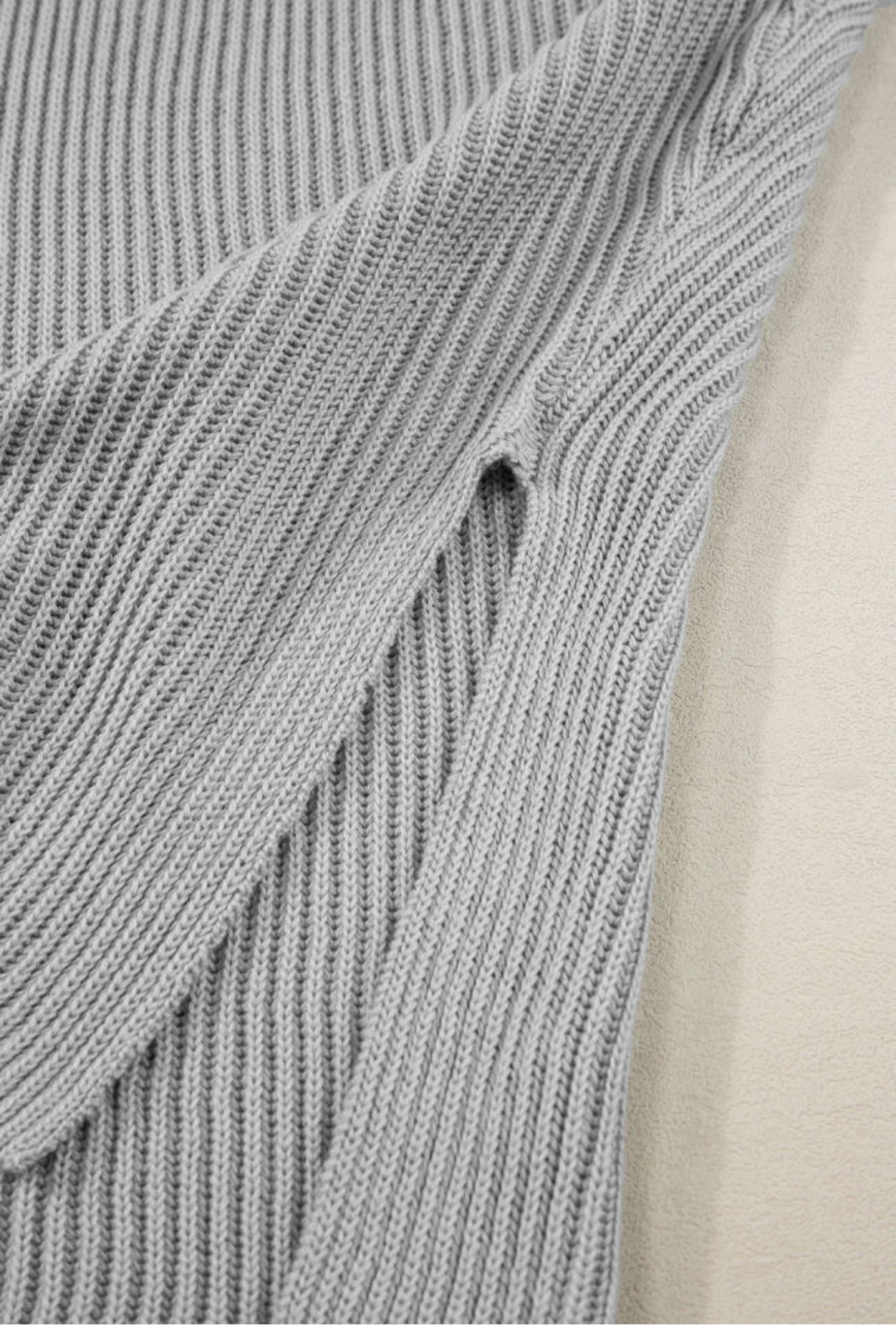 Gray Oversized Sweater