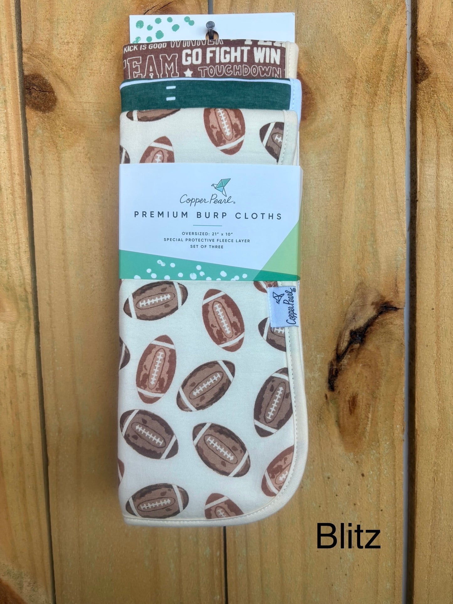 Premium Burp Cloths | Copper Pearl