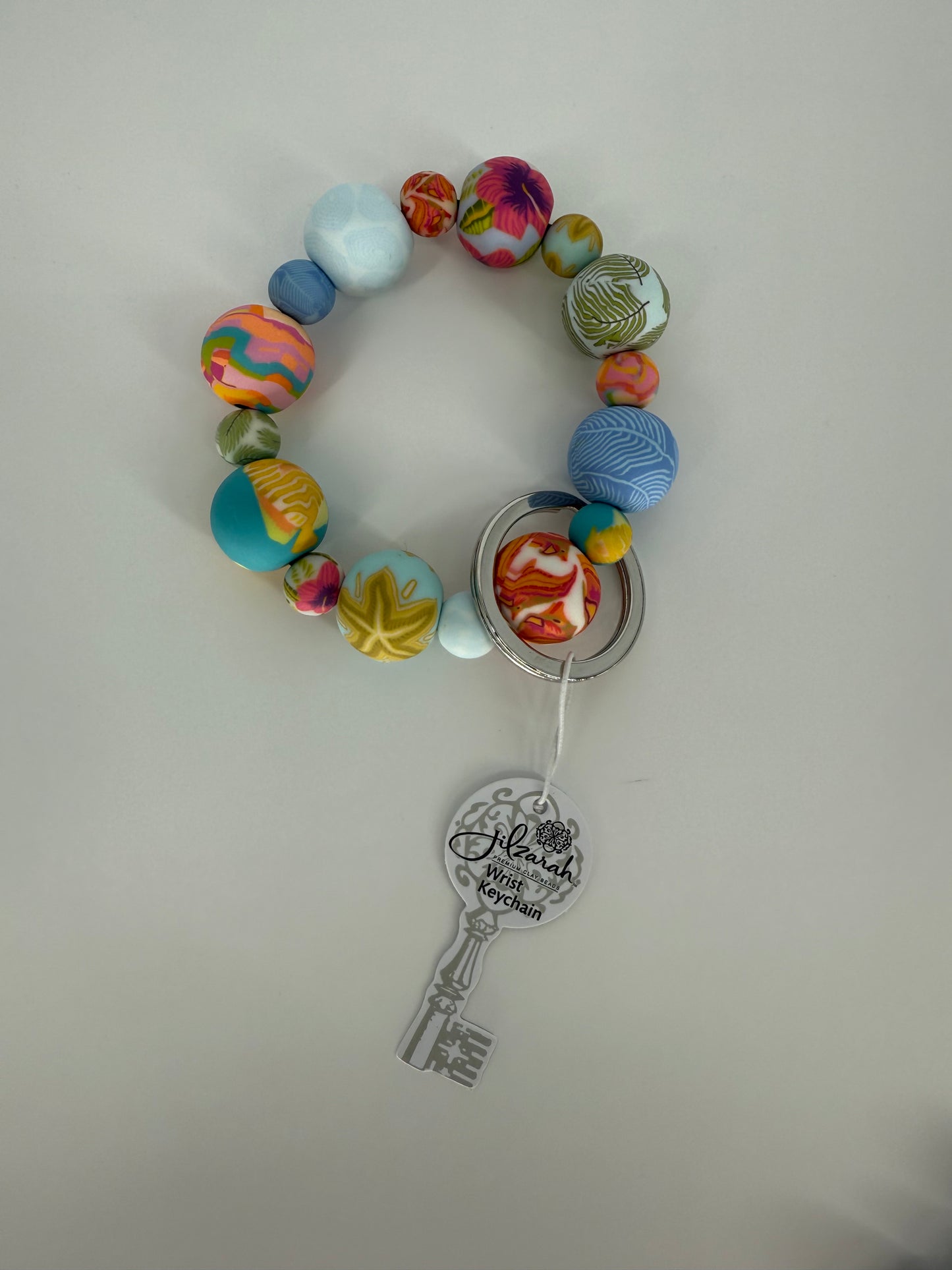 Jilzarah Handmade Clay Bead Wrist Key Ring