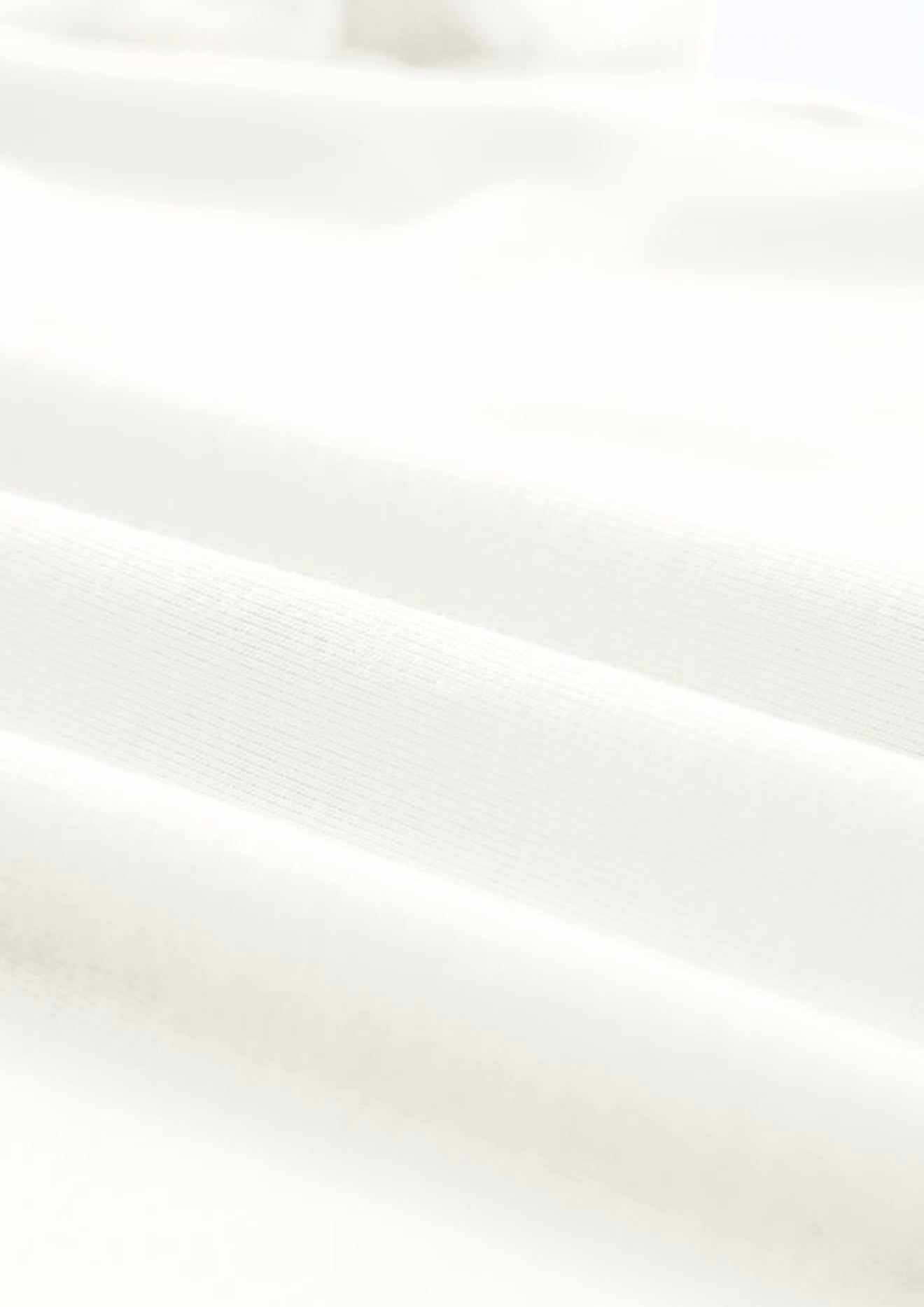 White T Shirt with Cuffed Sleeves