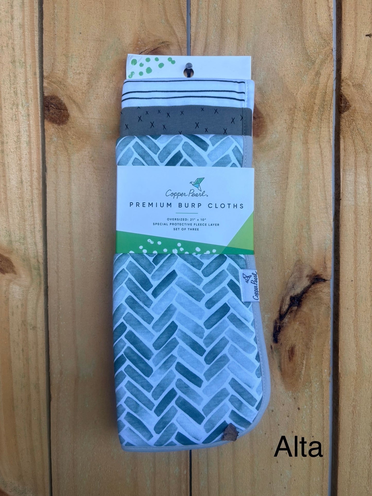 Premium Burp Cloths | Copper Pearl