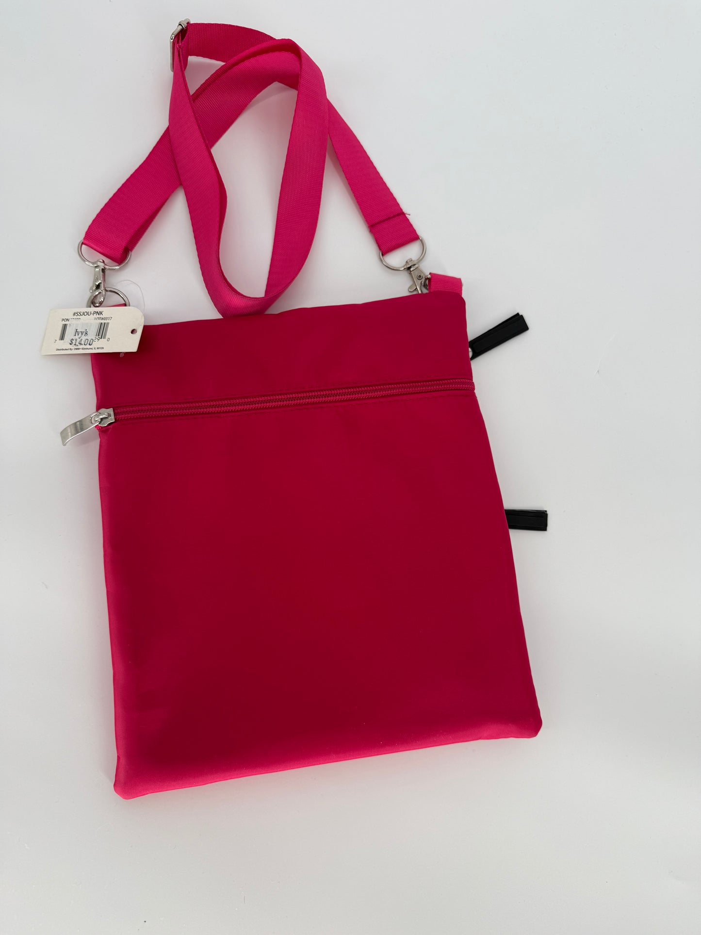 Hot Pink Scansafe Travel Crossbody Purse