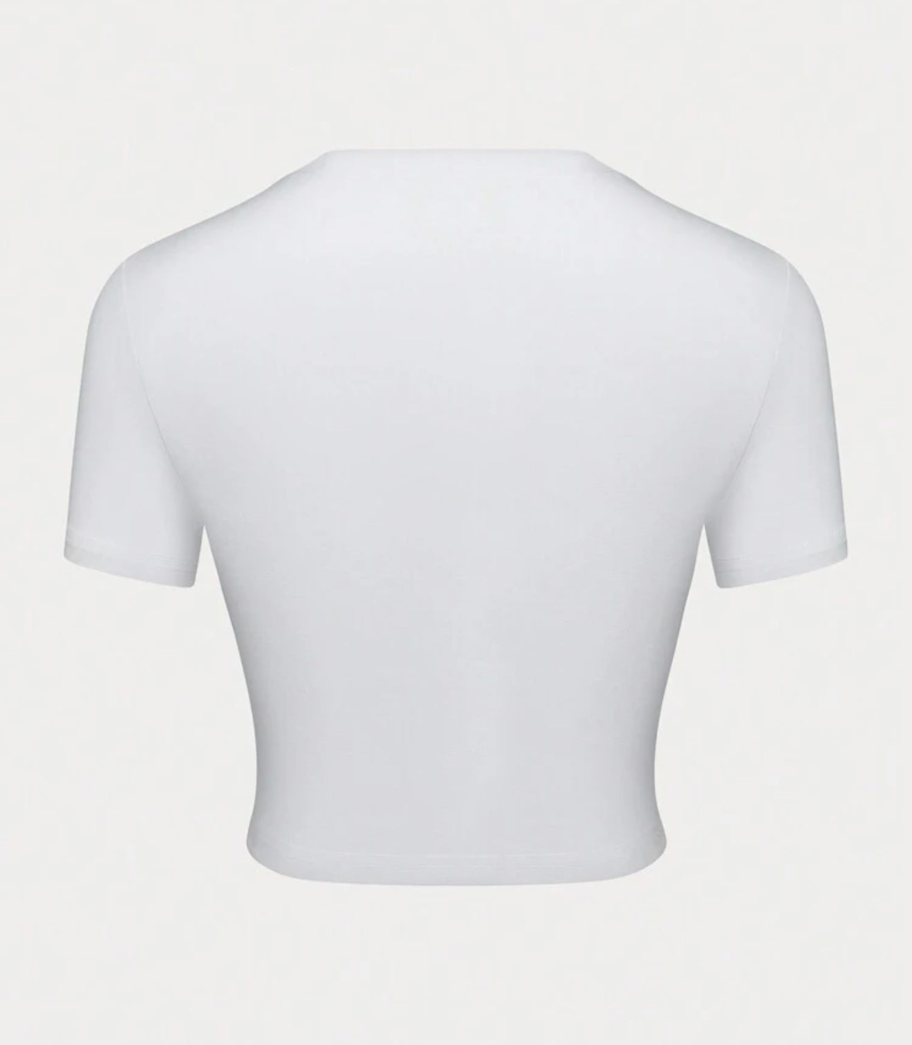 White Tennessee Cropped T Shirt