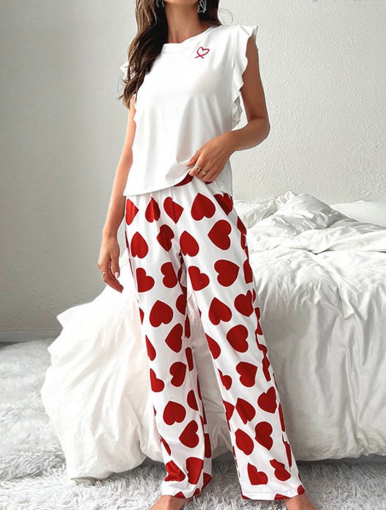2 pc PJ’s with Hearts