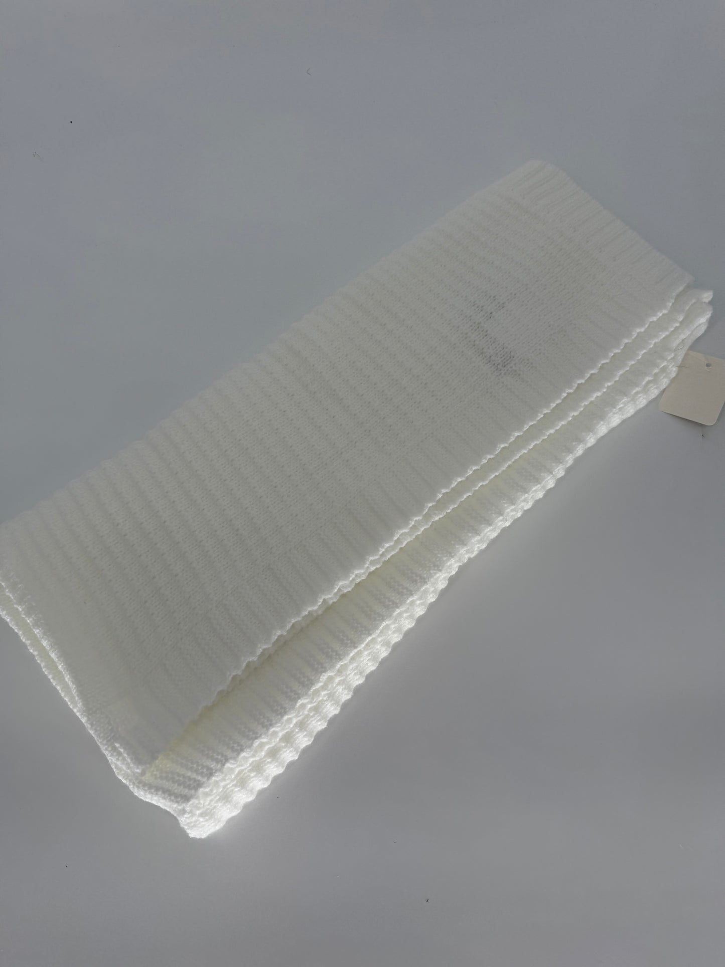 Classic Woven Baby Blanket in White