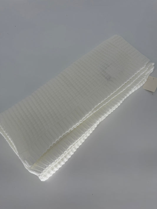 Classic Woven Baby Blanket in White