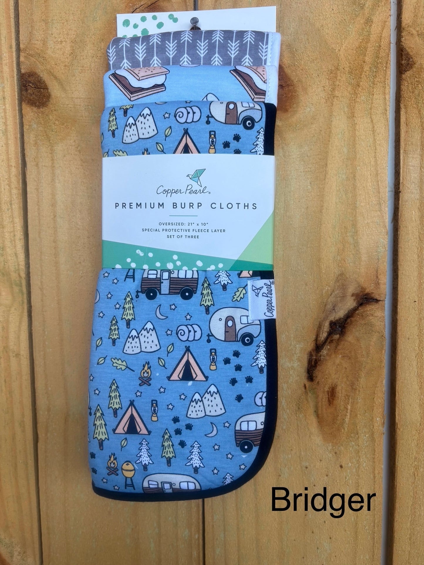 Premium Burp Cloths | Copper Pearl