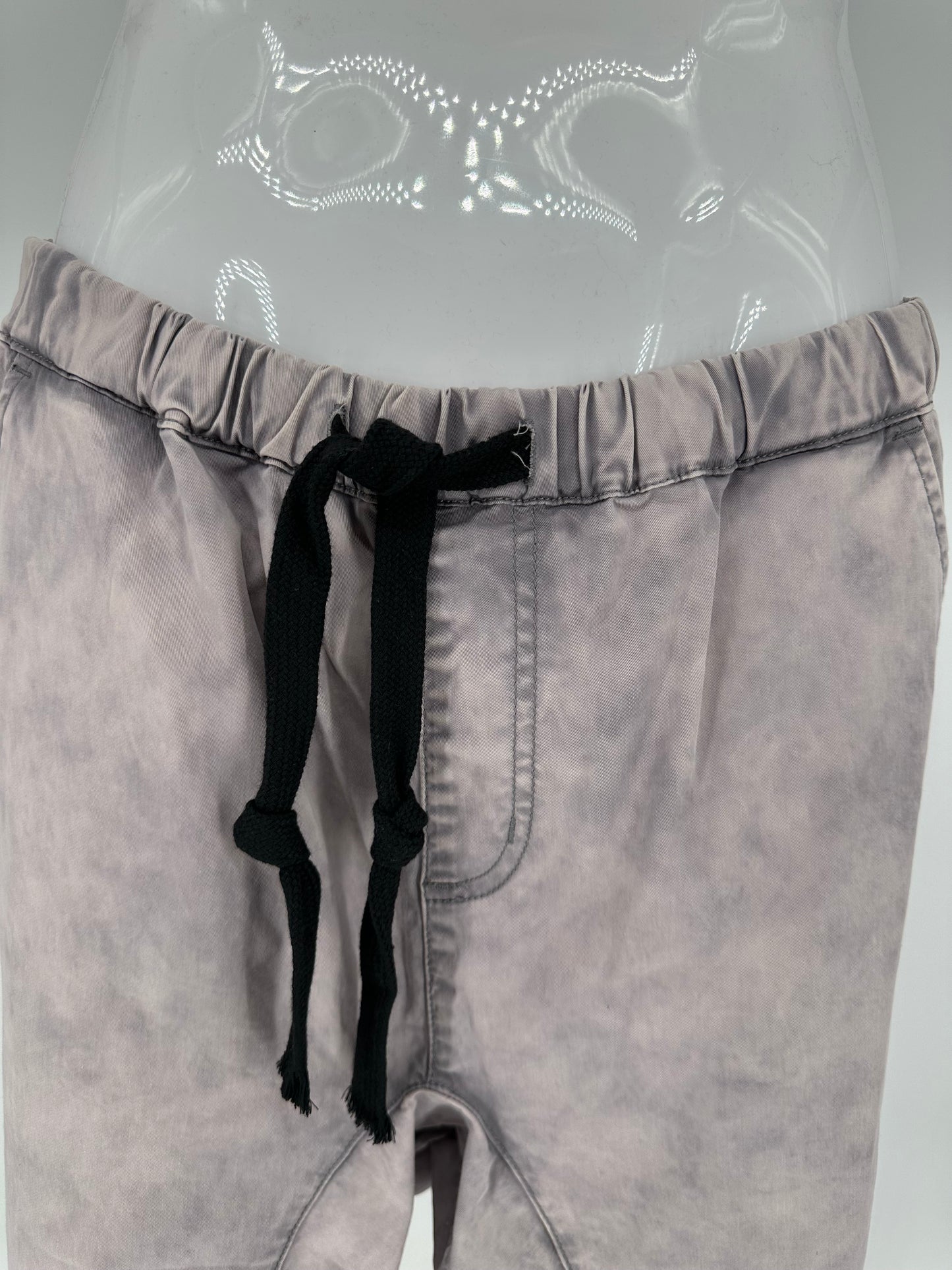 Pol Purple Acid Wash Joggers with Black Drawstring