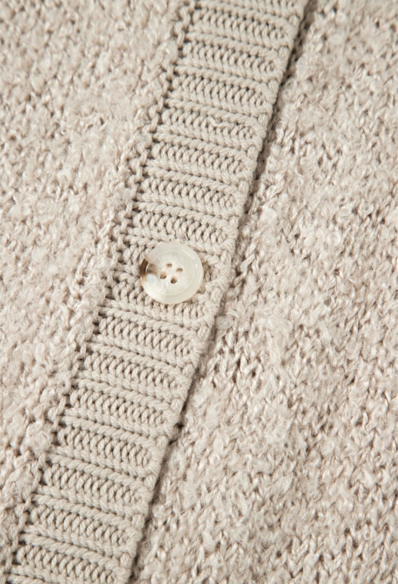 Soft and Fluffy Beige button up cardigan sweater