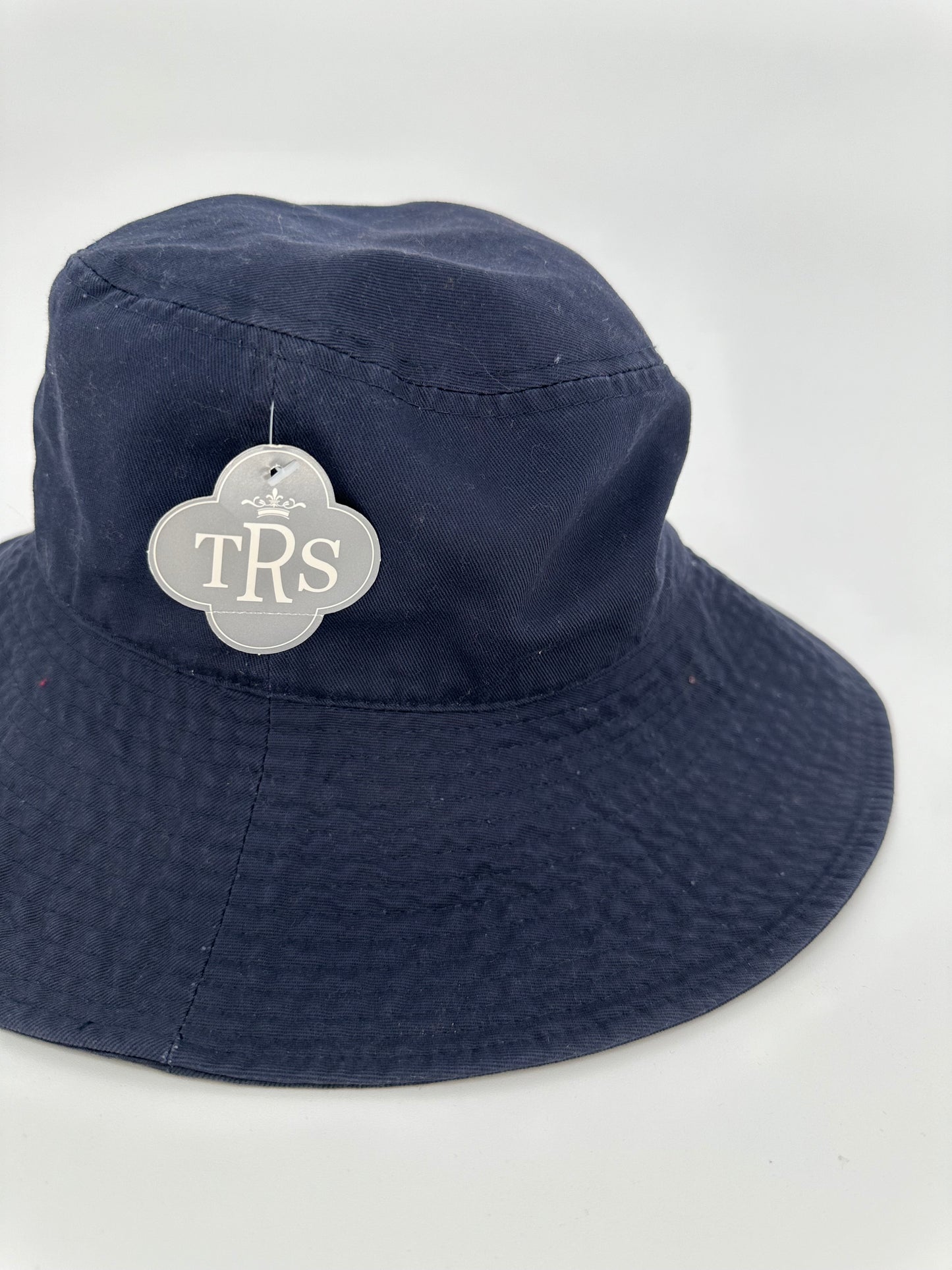 Navy Wide Brim Bucket Hat