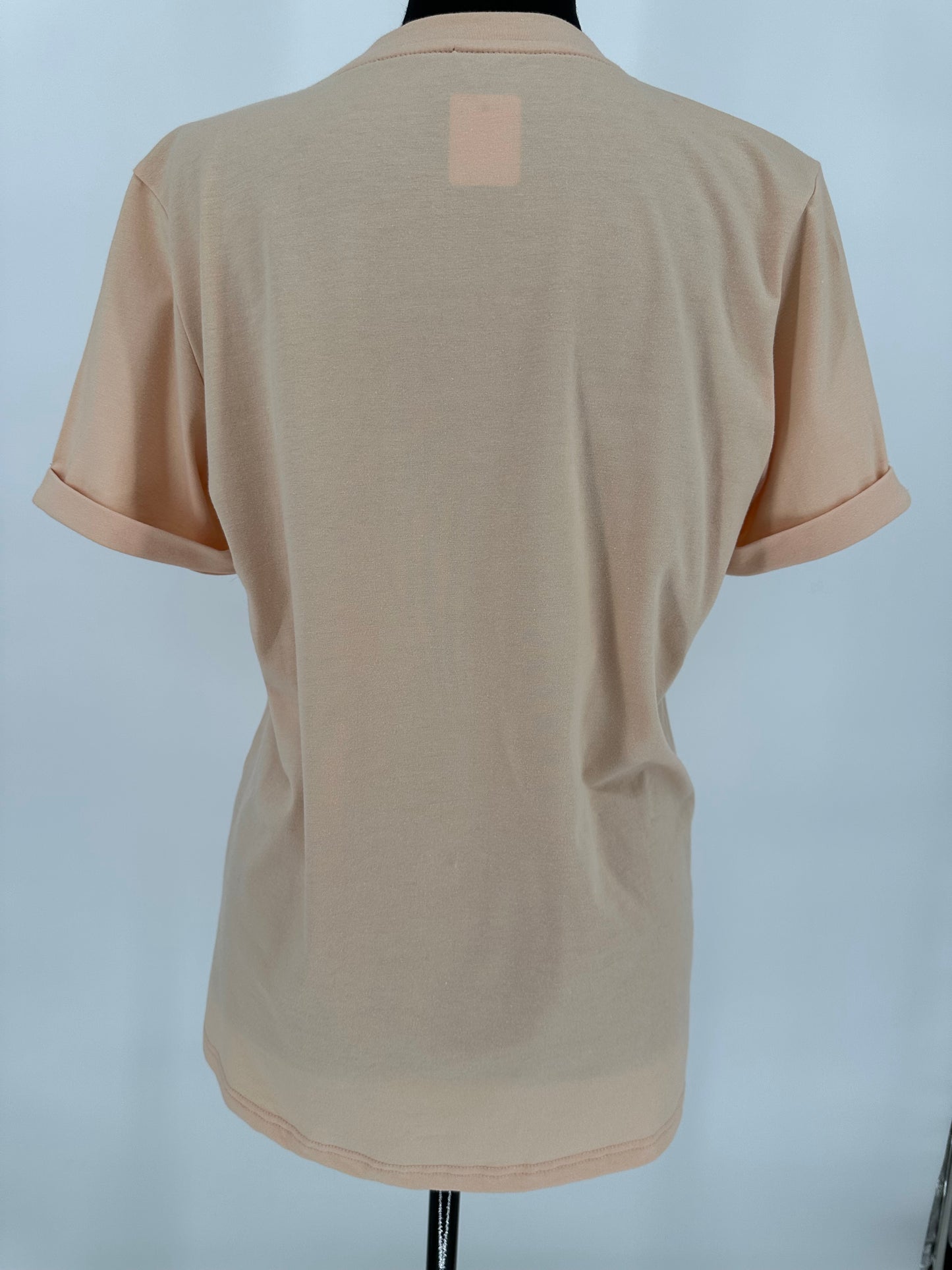MOM T-Shirt with Cuffed Sleeves