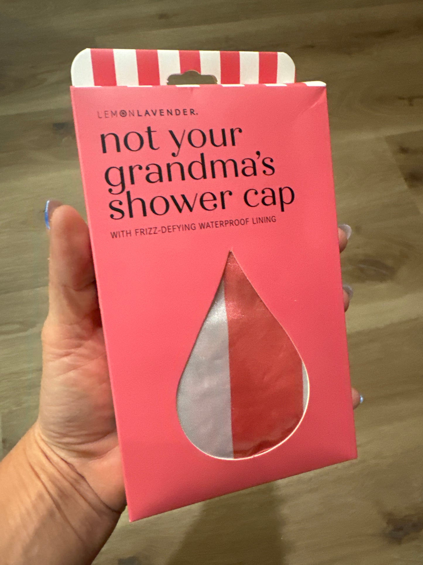 Not Your Grandma's Shower Cap | With Frizz-defying Waterproof Lining