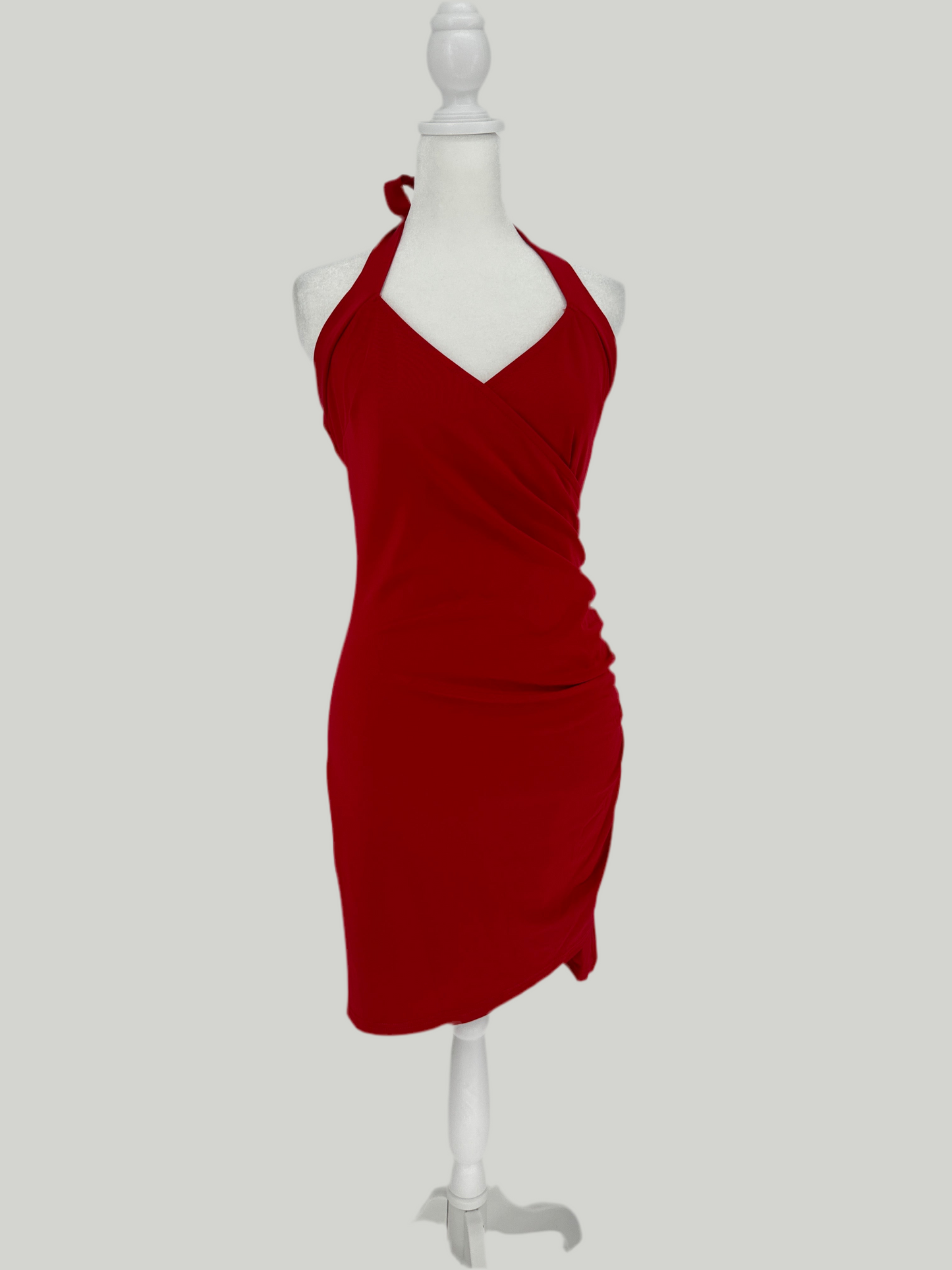 Red Halter Dress