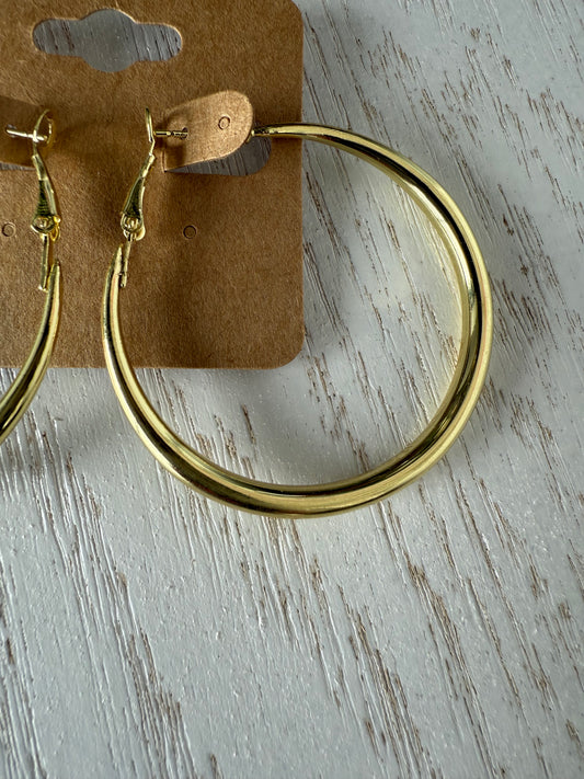 Gold Hoop Earrings