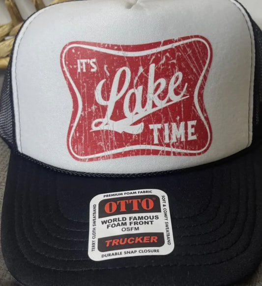 Itâs Lake Time Trucker Style Hat