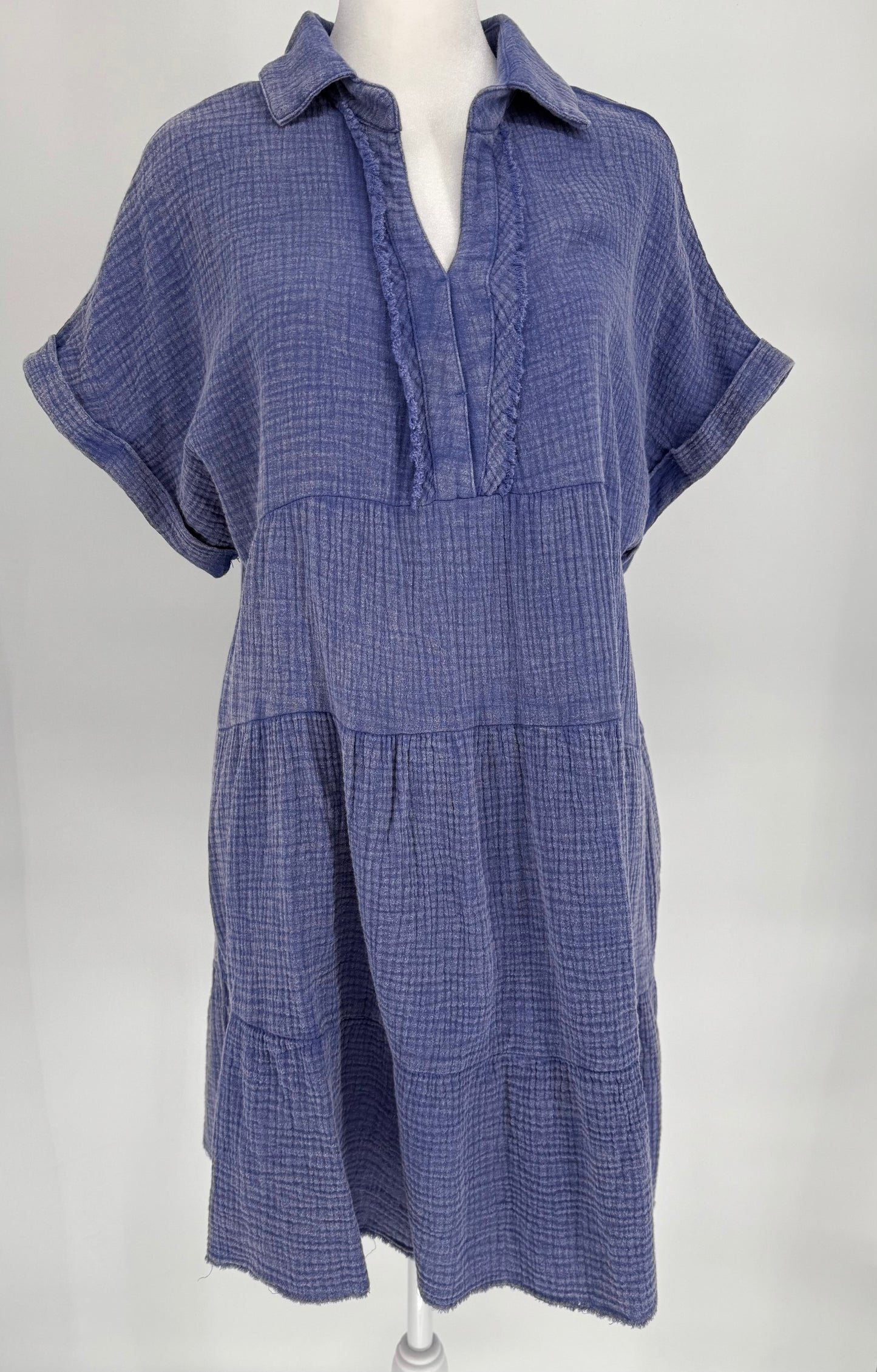 Umgee Mineral Wash Purple Dress