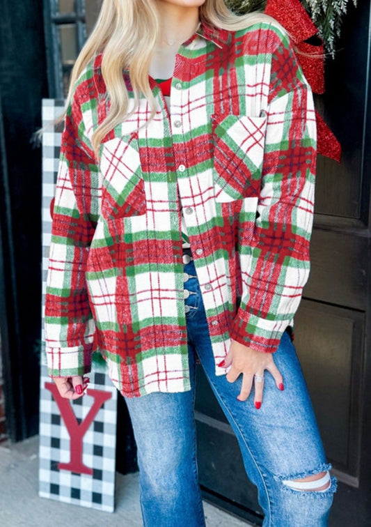 Red Plaid Shacket
