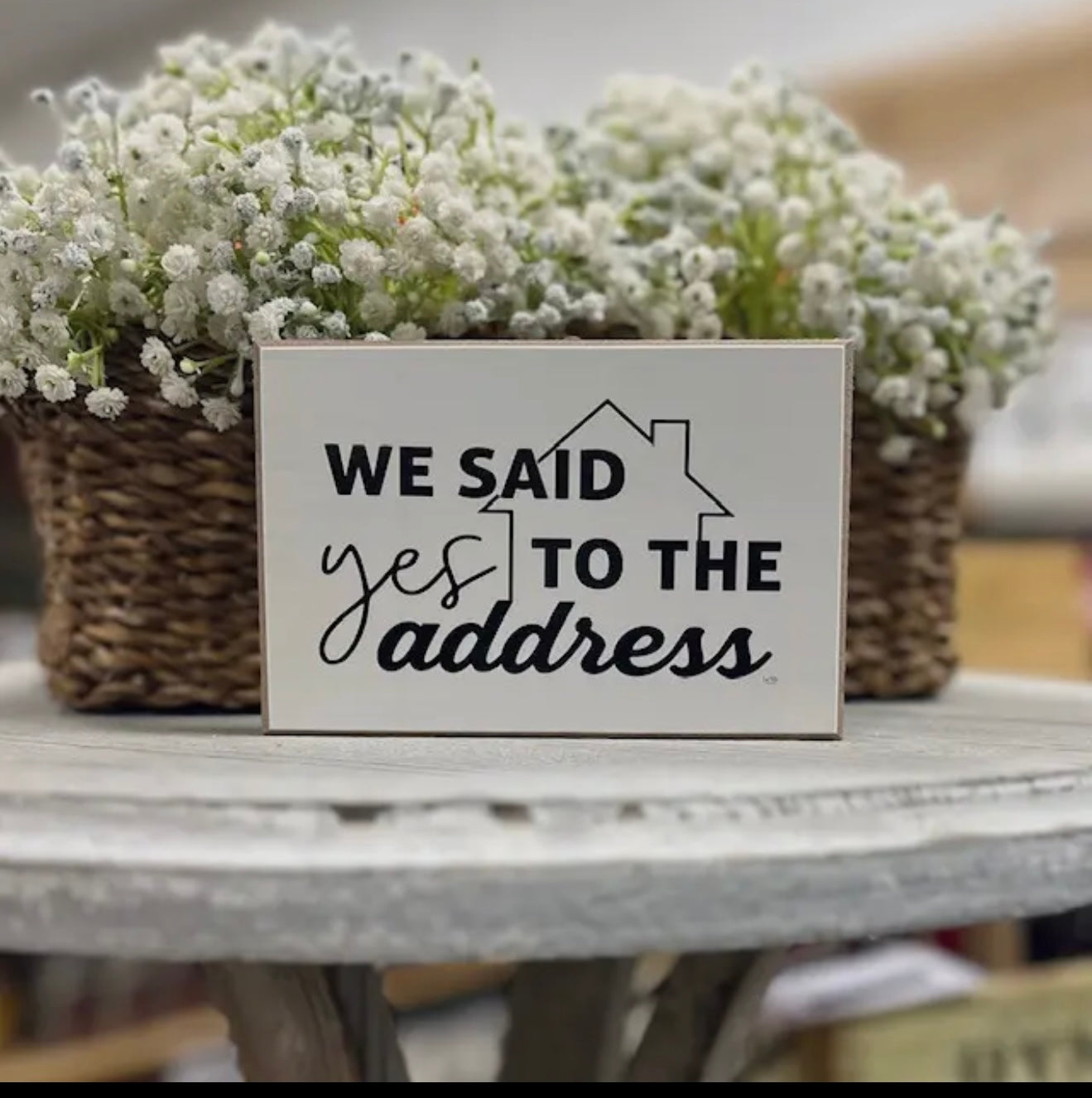 We said yes to the address