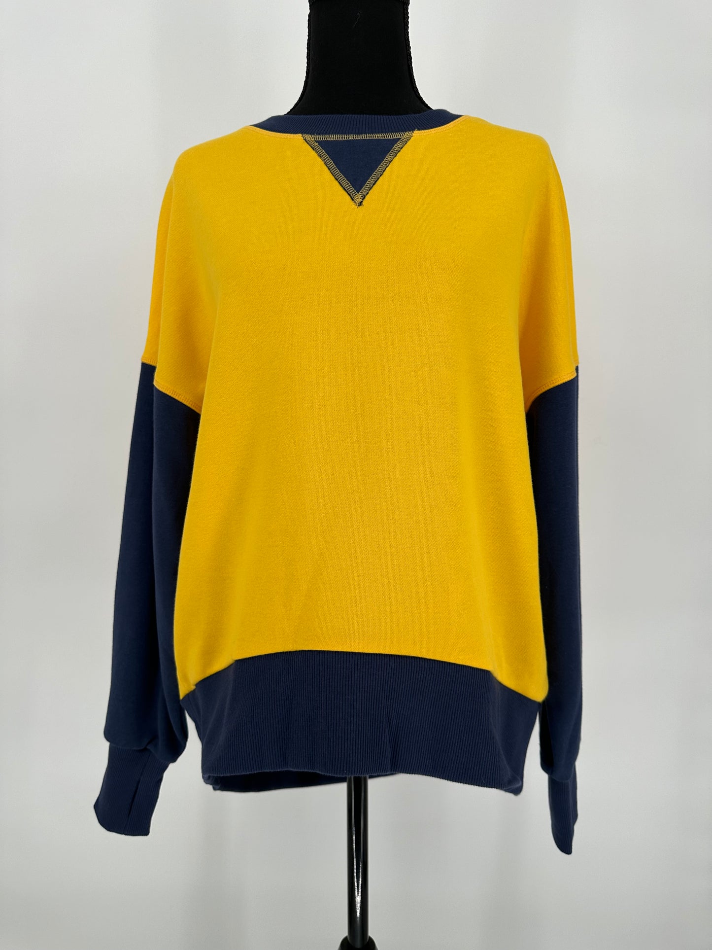 Blue and gold Sweatshirt