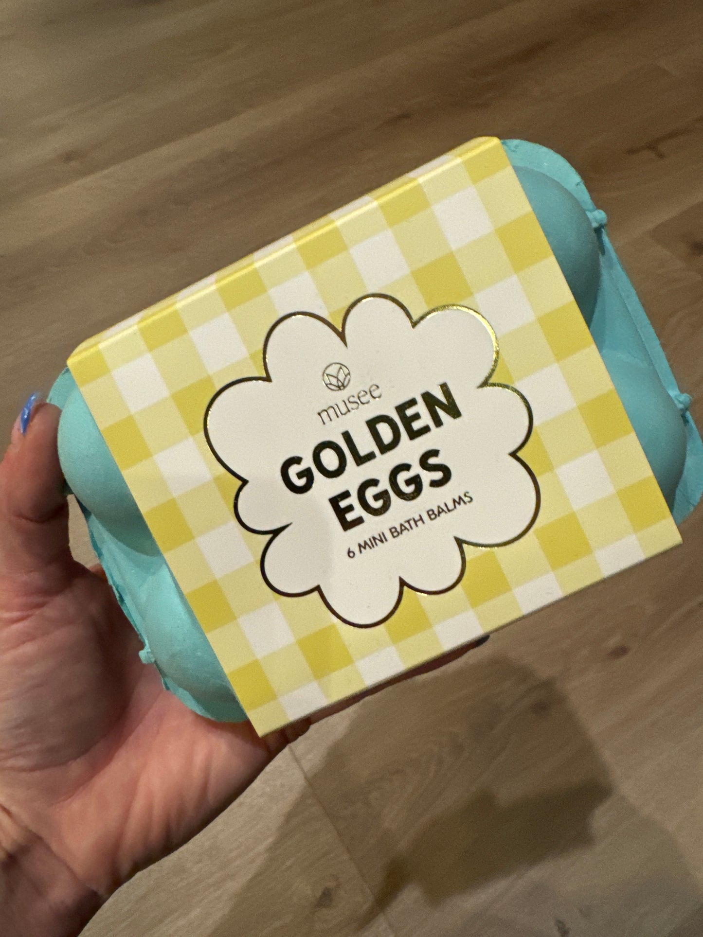 Mini Bath Balms (6) Golden Eggs | Musse