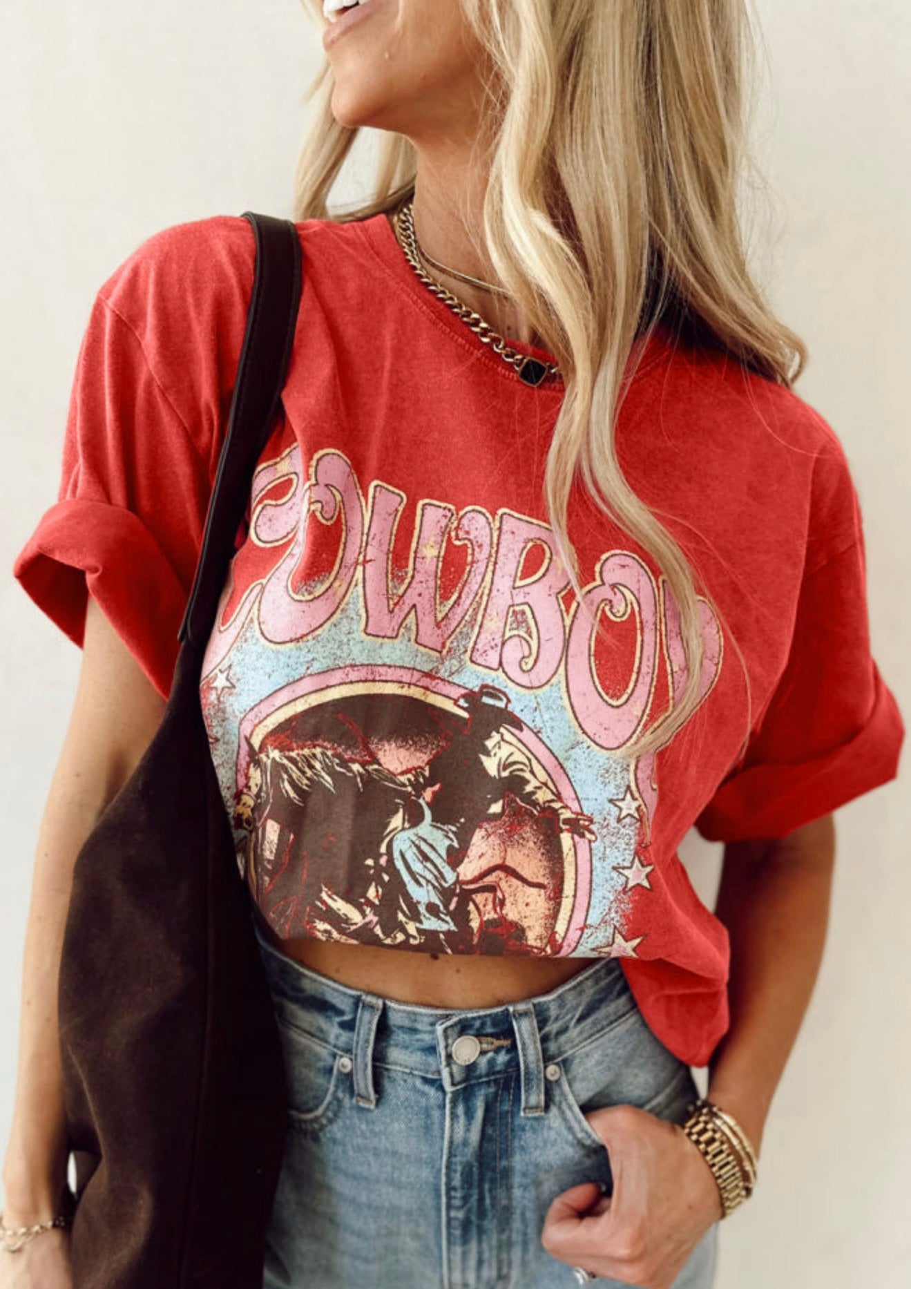 Red Cowboy T - Shirt