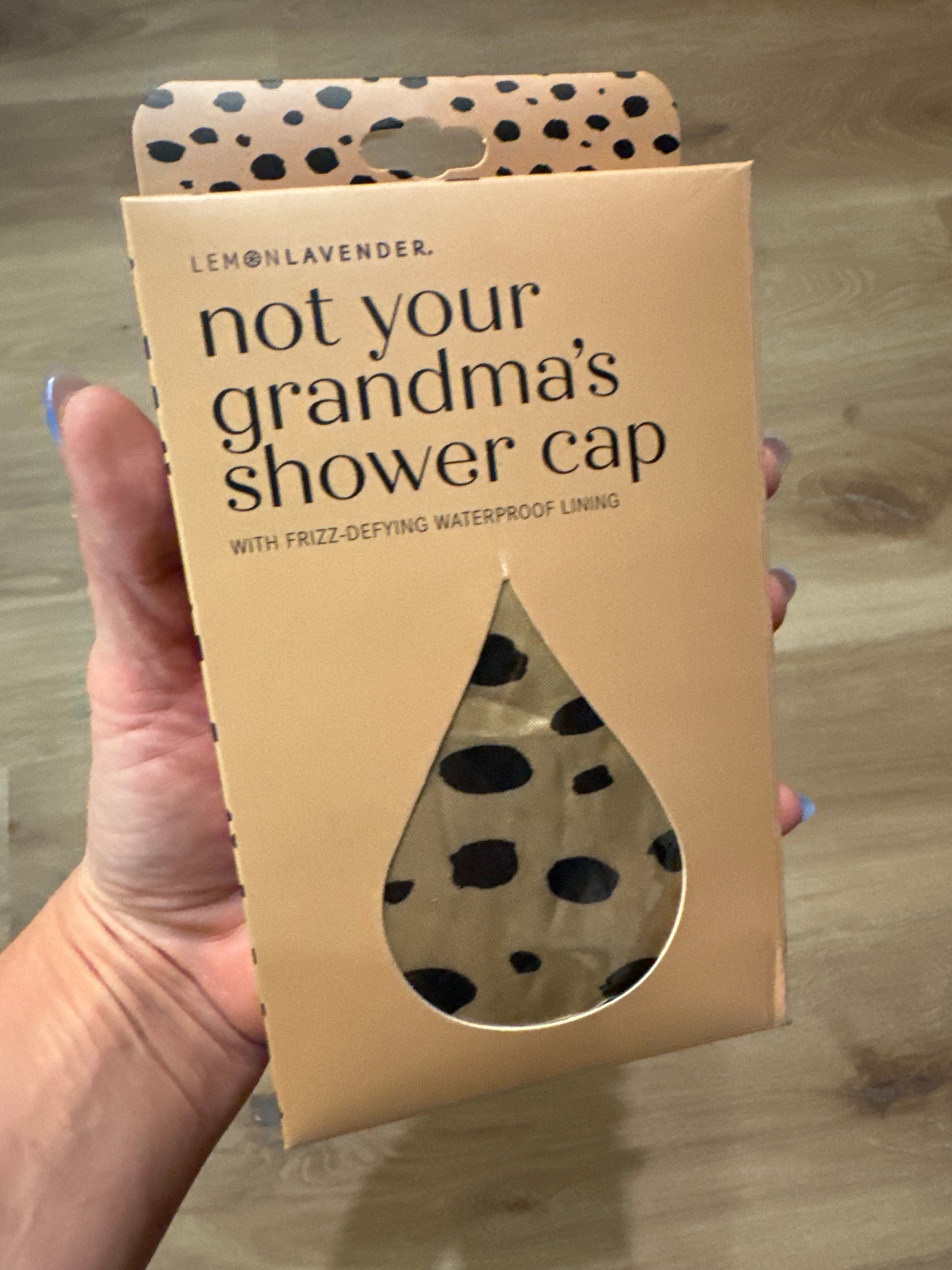 Not Your Grandma's Shower Cap | With Frizz-defying Waterproof Lining