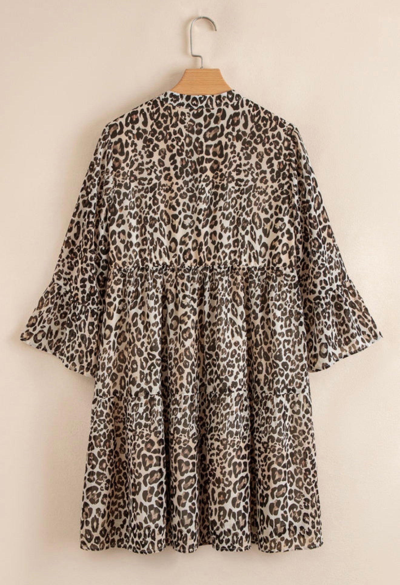 Animal Print Empire Waist Dress