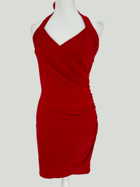 Red Halter Dress