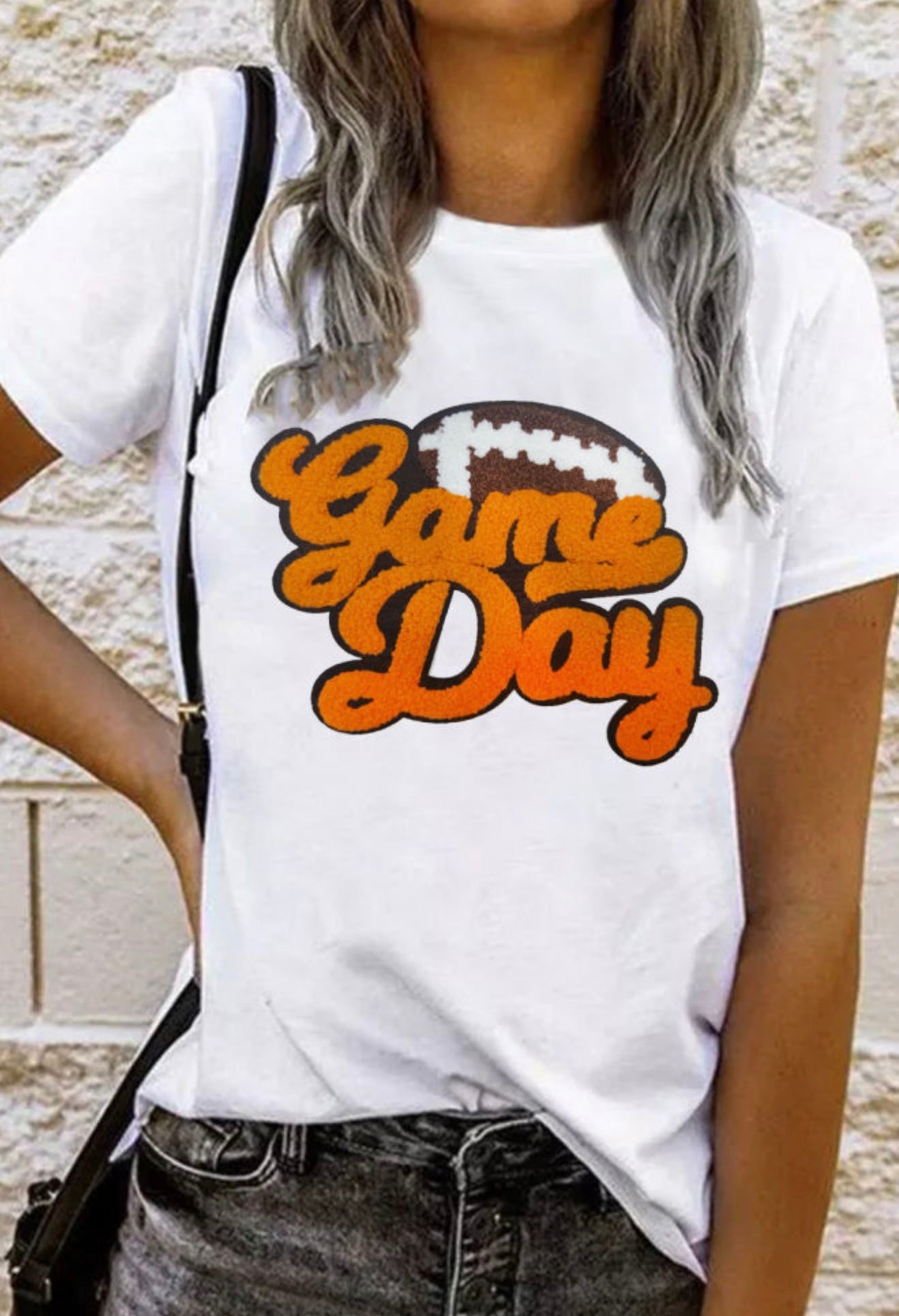 Game Day Chenille Embellished T Shirt