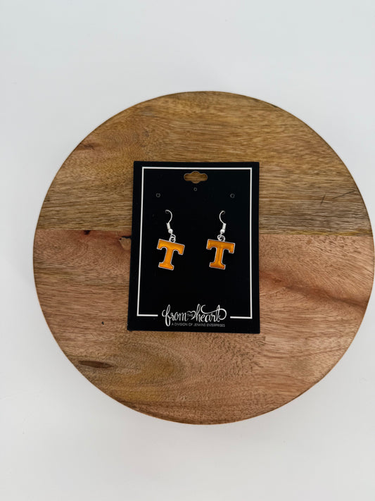 Power T Earrings from the heart