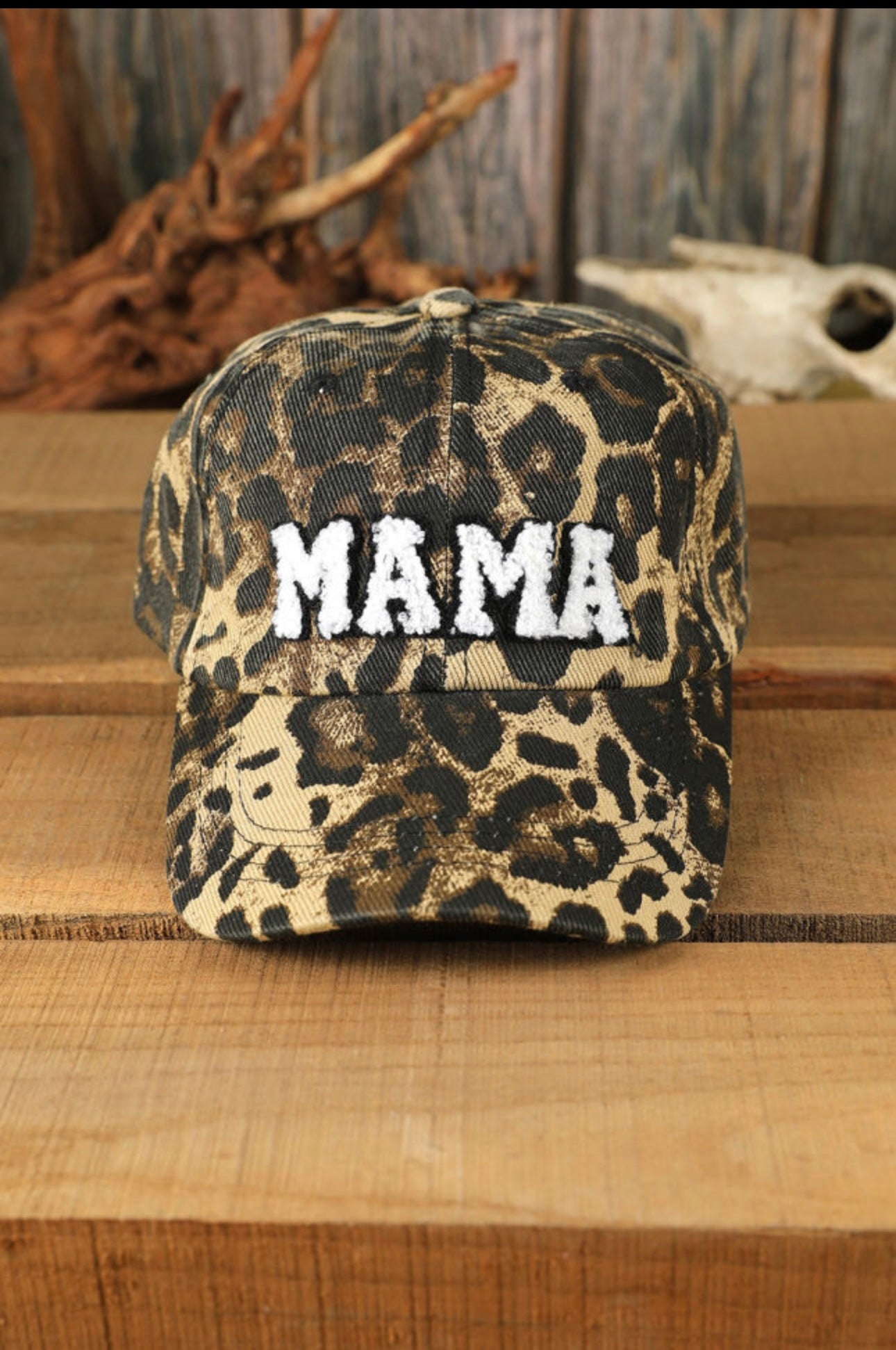 MAMA Animal Print Cap
