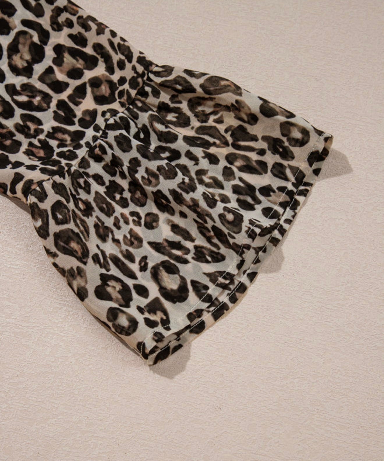 Animal Print Empire Waist Dress