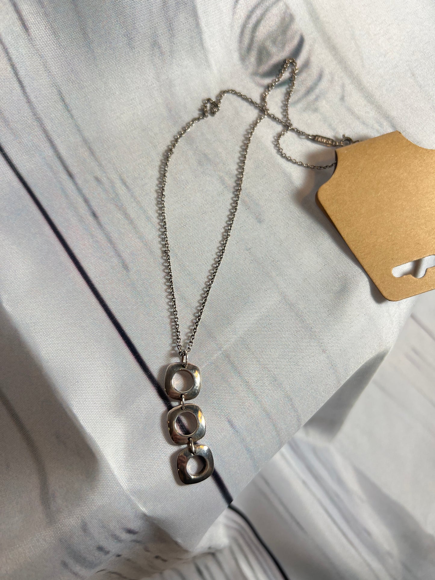 Vintage gold dangle necklace